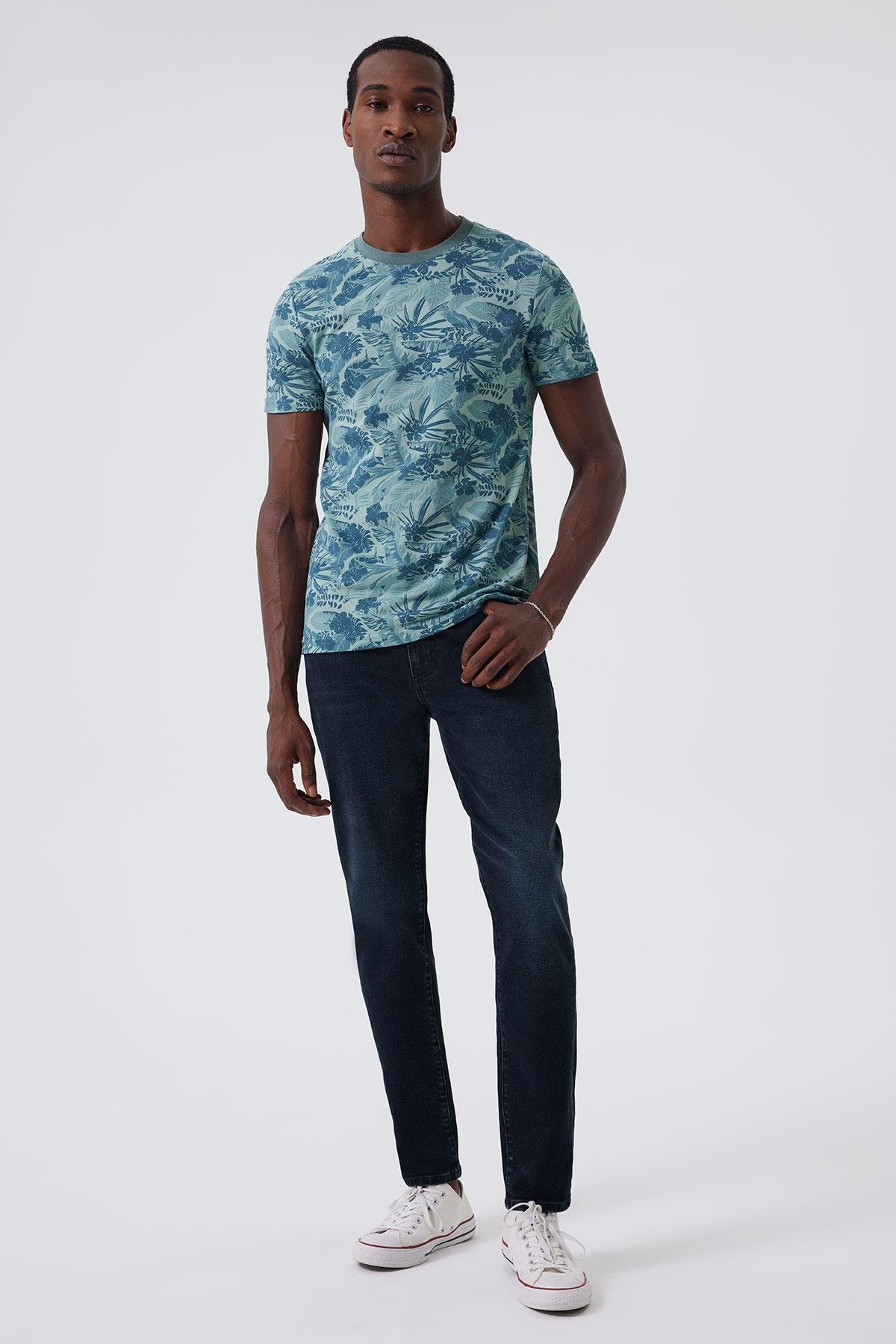 Jack Erkek Slim Fit Floyd Wash Jean Pantolon