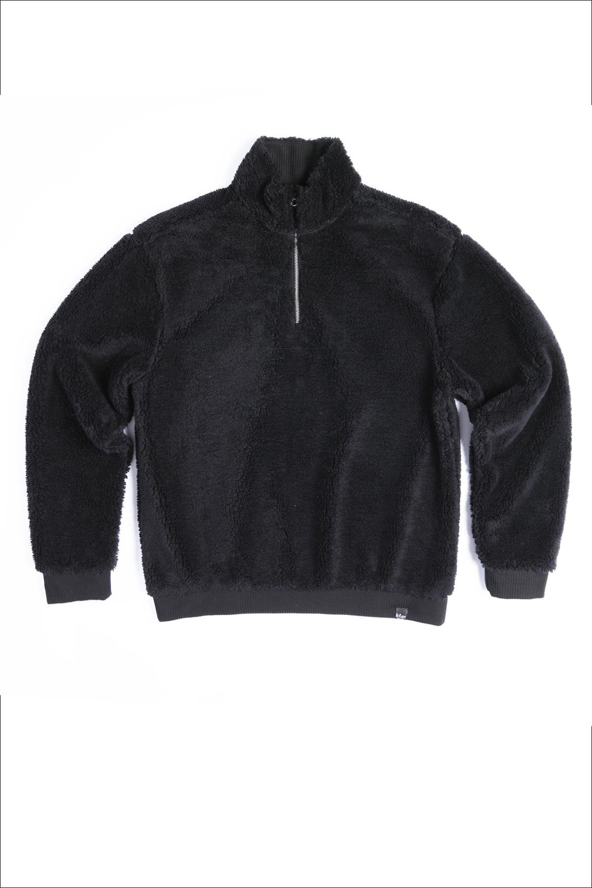 Kenyon Erkek Dik Yaka Sweatshirt Siyah