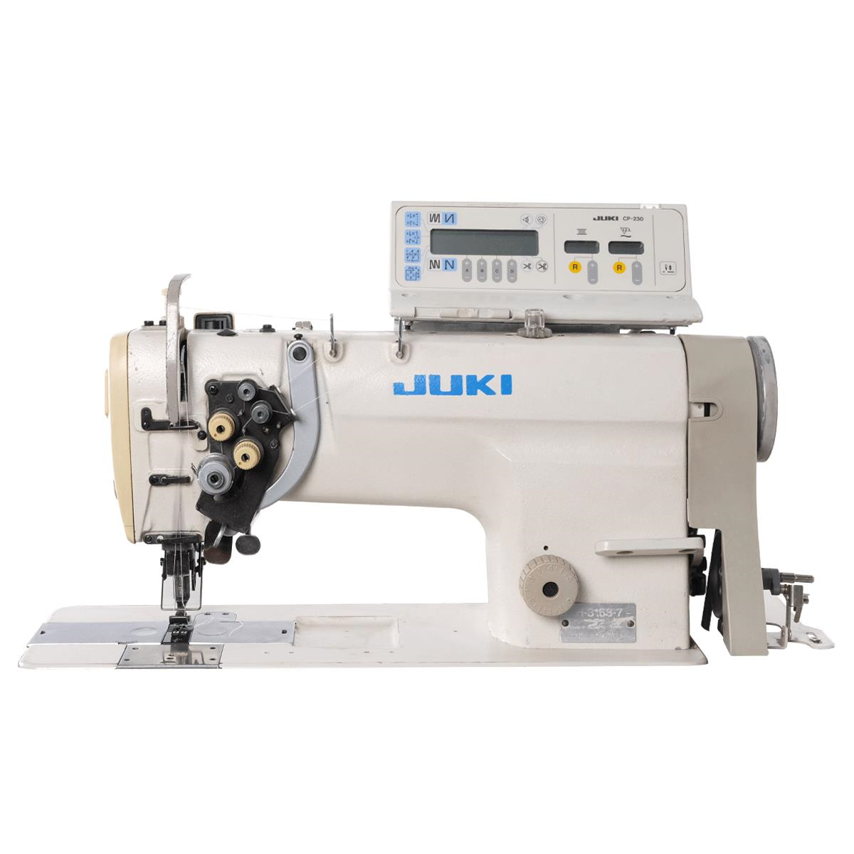 2.El Juki | LH-3168 | Otomatik Çift İğne Dikiş Makinesi | SC-1 Motorlu | Küçük Mekik| İptalli