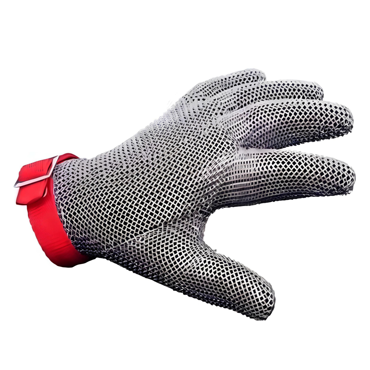 FDM Çelik Örgü Eldiven XL (5 Parmak)(XL Beden)(%100 Paslanmaz)