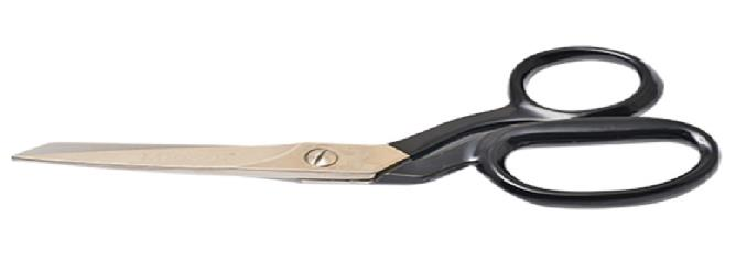 FDM Horsehead 232-9 Siyah Saplı Yatık Regula Makası D136 No:9 (28.86cm)