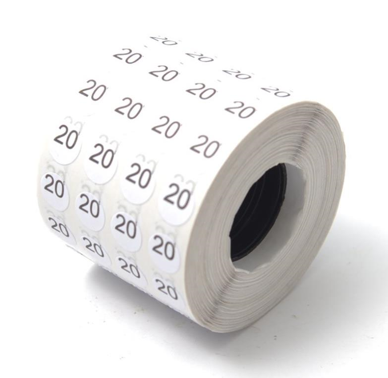 Fdm Numaralı Etiket 17 Numara (1 Rulo 3500 Adet)