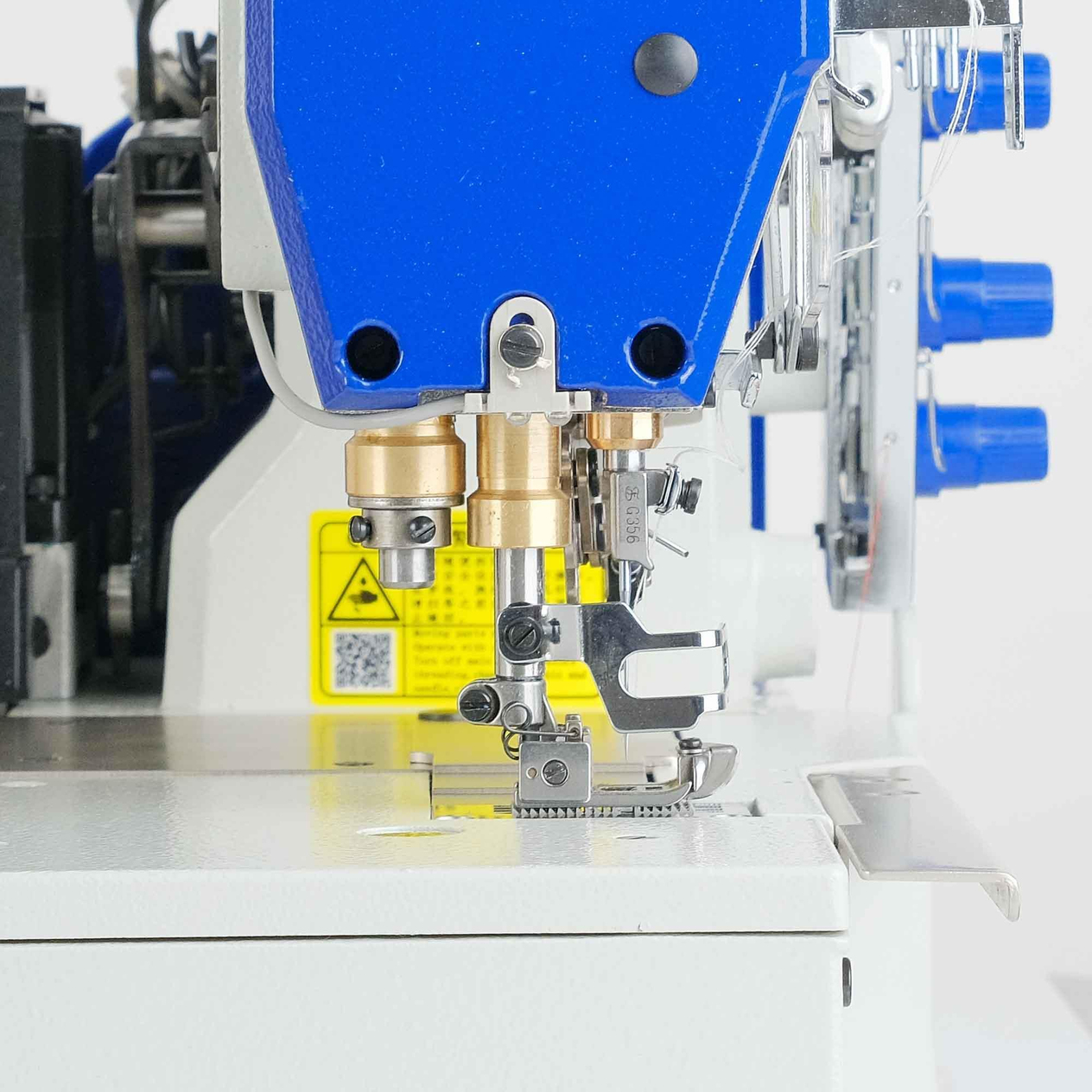 FDM Stron H7-01CB/UT/WP/B Otomatik Etek Reçme Makinesi, Direct Drive, İplik Kesmeli, Ayak Kaldırmalı, Kafadan Motorlu, Tabla ve Tekerlekli Ayak