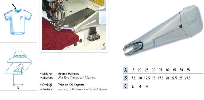 FDM Uma-02 Reçme Biye Katlama Aparatı 35x17.5 mm
