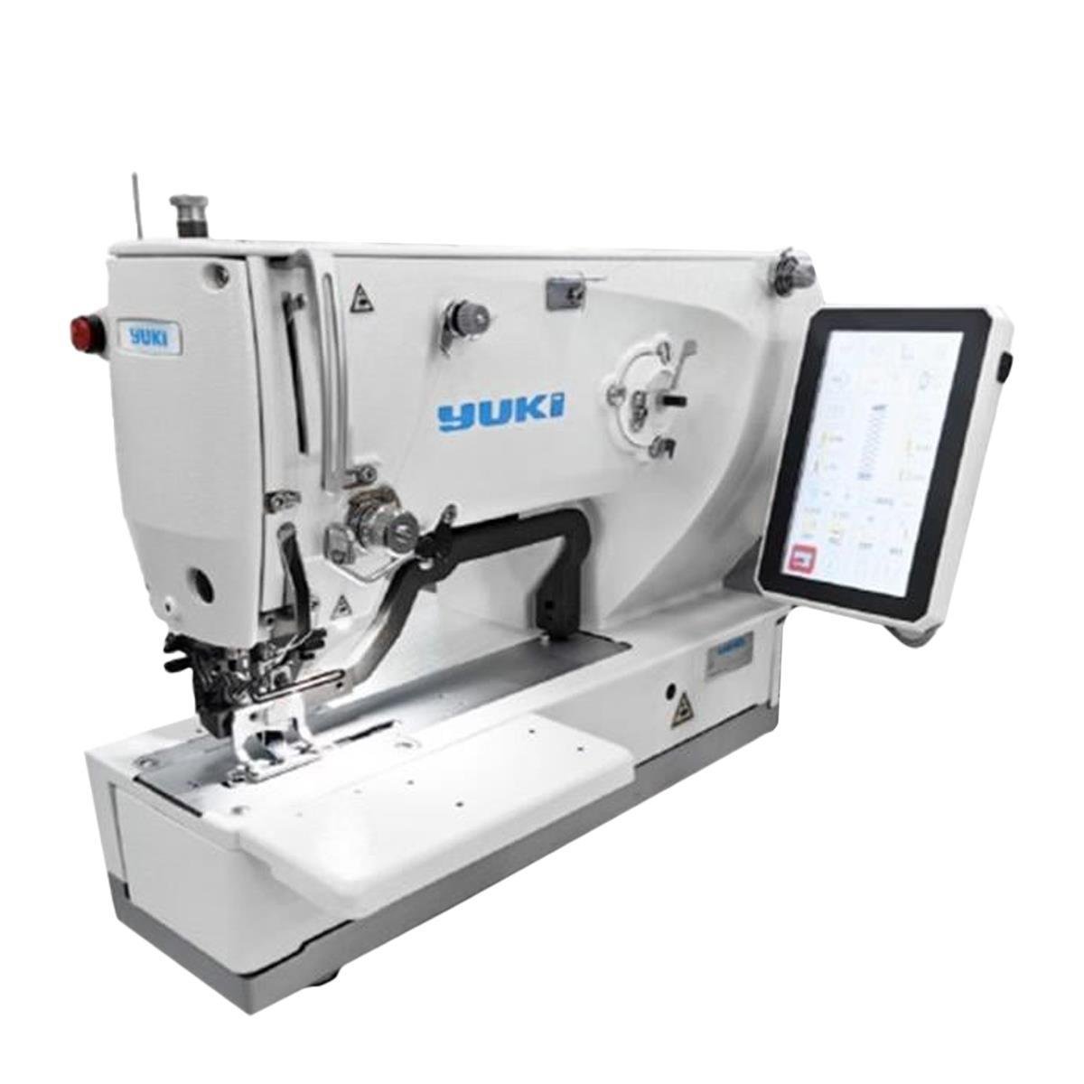 FDM Yuki YK-1790DK İlik Makinesi Elektronik (Örme), Direct Drive, Ayak Kaldırmalı, İplik Kesmeli, Kafadan Motorlu