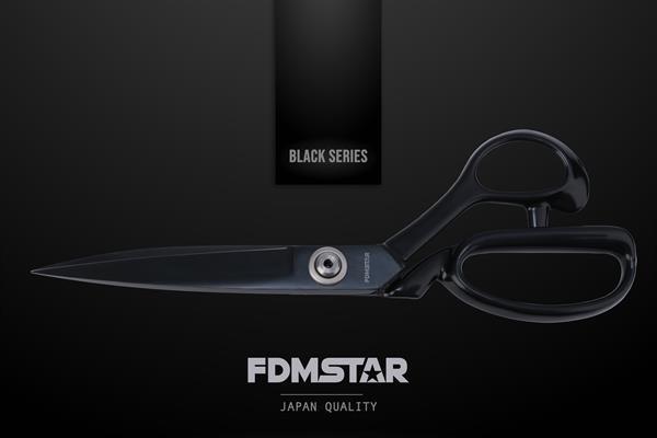 FDMSTAR 12 İnç (30cm) Siyah Saplı Profesyonel Paslanmaz Çalik Terzi Makası