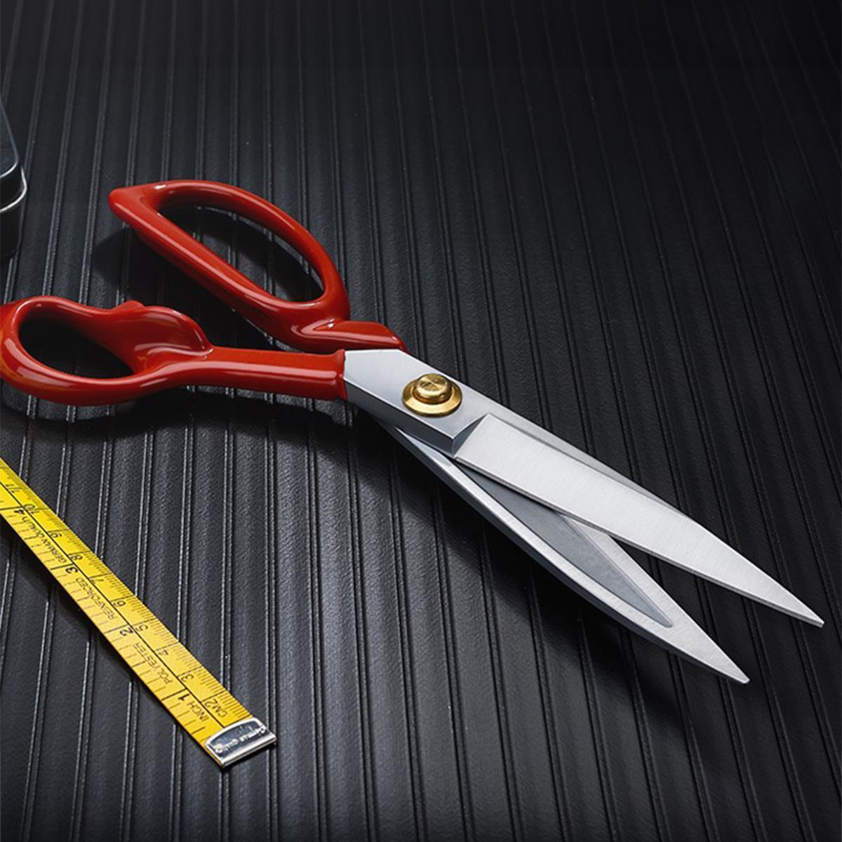 FDMSTAR Fs-1094 Kırmızı Saplı Paslanmaz Çelik Somunlu Makas 9 İnç (22.5cm)