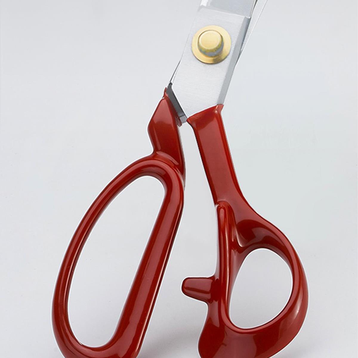 FDMSTAR Fs-1094 Kırmızı Saplı Paslanmaz Çelik Somunlu Makas 9 İnç (22.5cm)