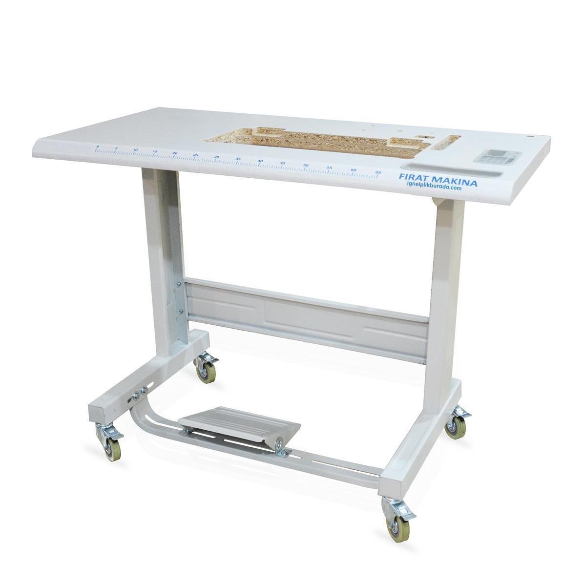 Juki Ddl-8700/Sc920 Otomatik Düz Makine, Fındık Motor, İplik Kesmeli, Ayak Kaldırmalı, Tabla ve Tekerlekli Ayak, 220v