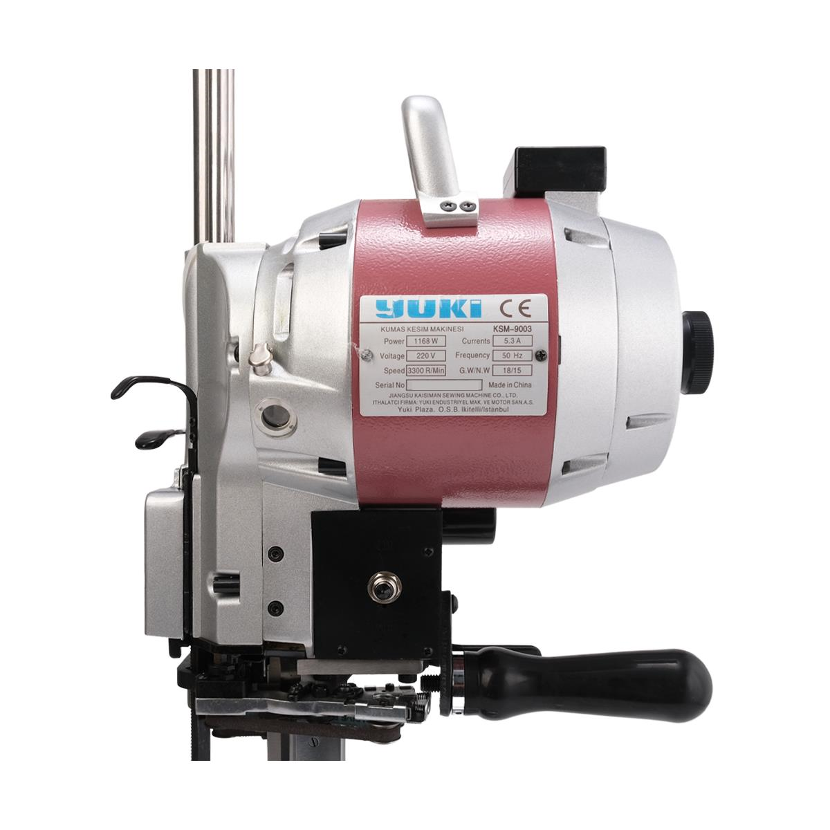 Yuki 1168w Dik Bıçaklı Kumaş Kesim Motoru 12 inç-30 cm