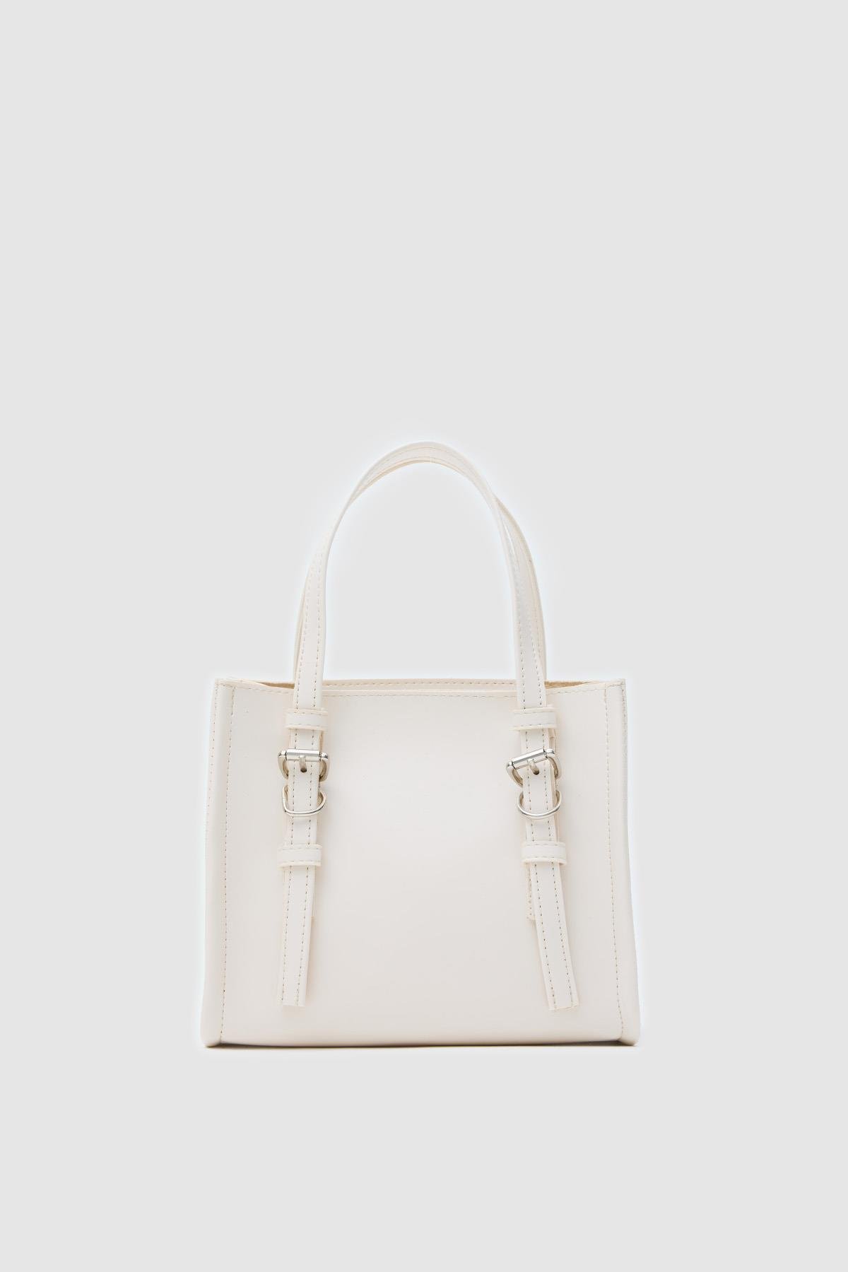 The Berlin Bag Krem Çapraz Çanta