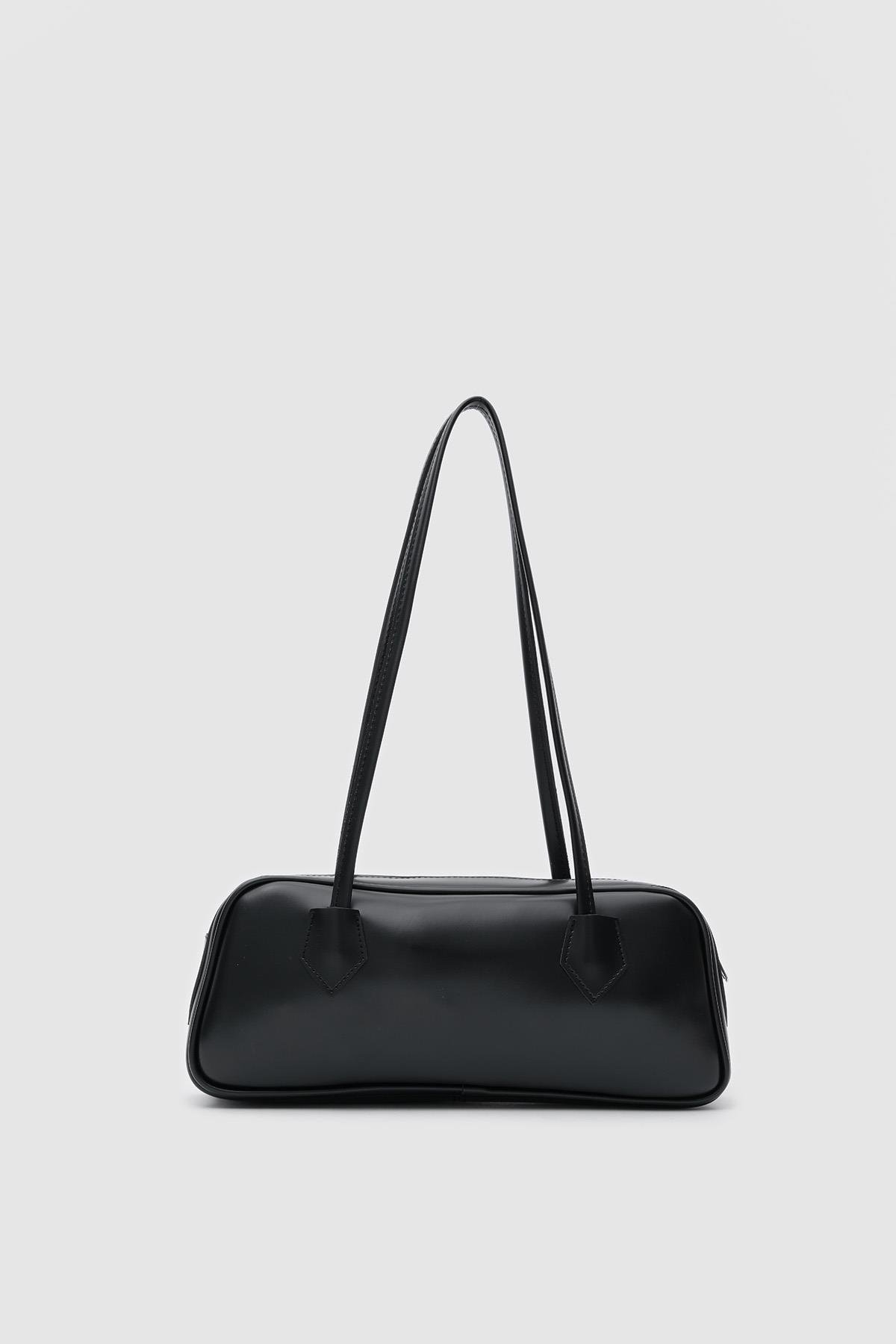 Boheme Siyah Vintage Baget Çanta 