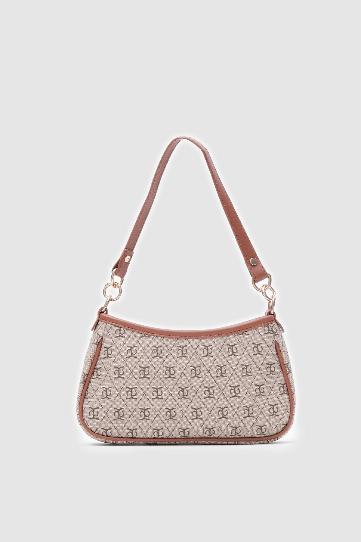 Farme Monogram Taba Baget ve Çapraz Çanta