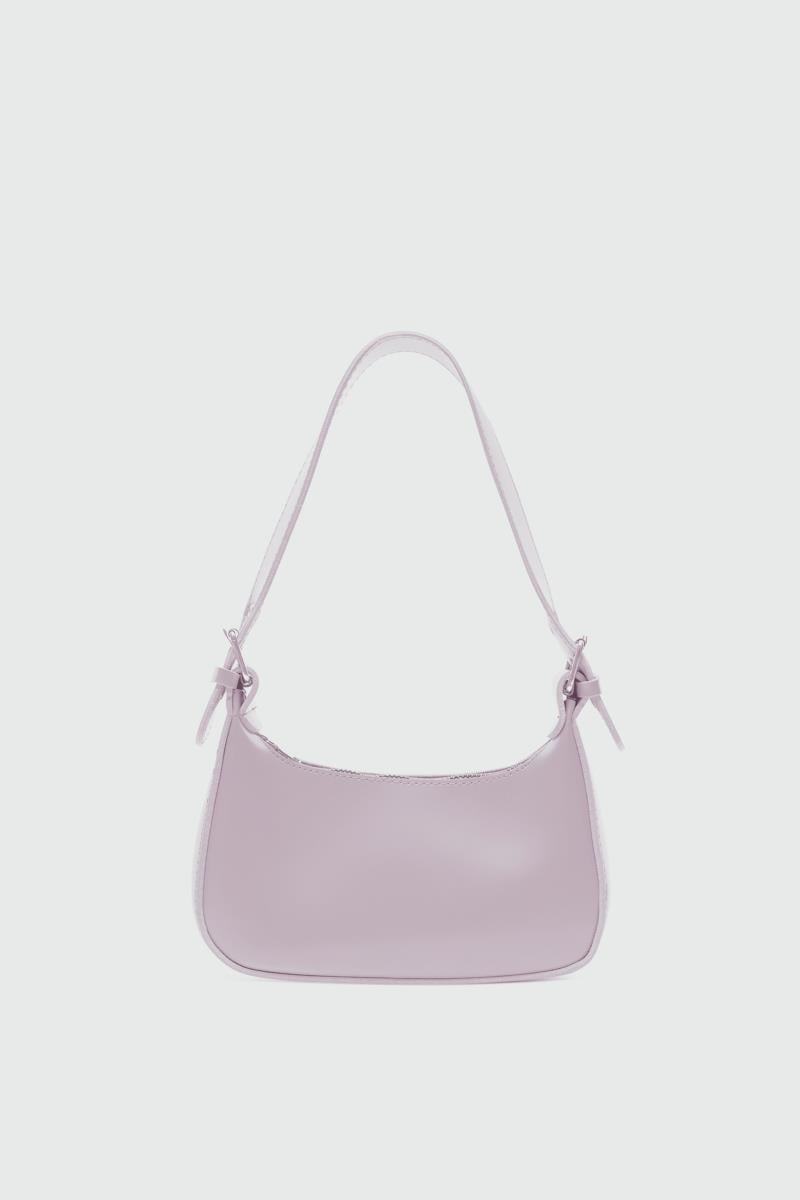 Muse Oval Baget Çanta Lila