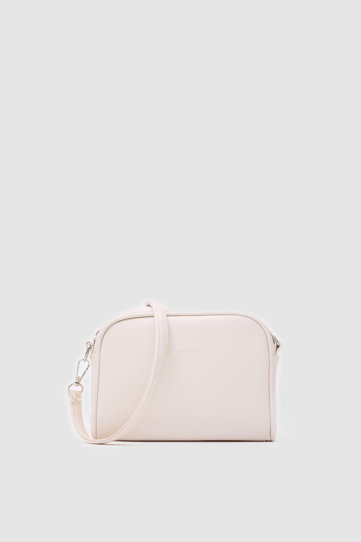 Hana Basic Krem Çapraz Çanta