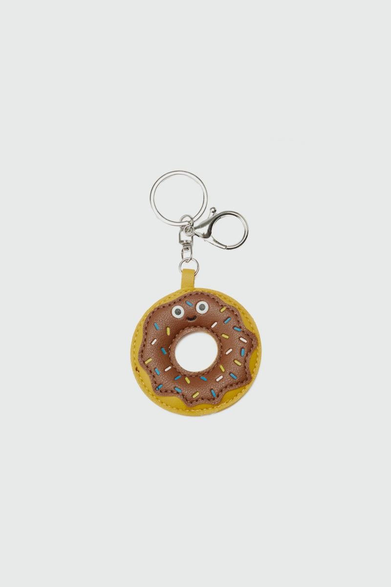 Donut Çanta Charm ve Anahtarlık Aksesuarı Sarı
