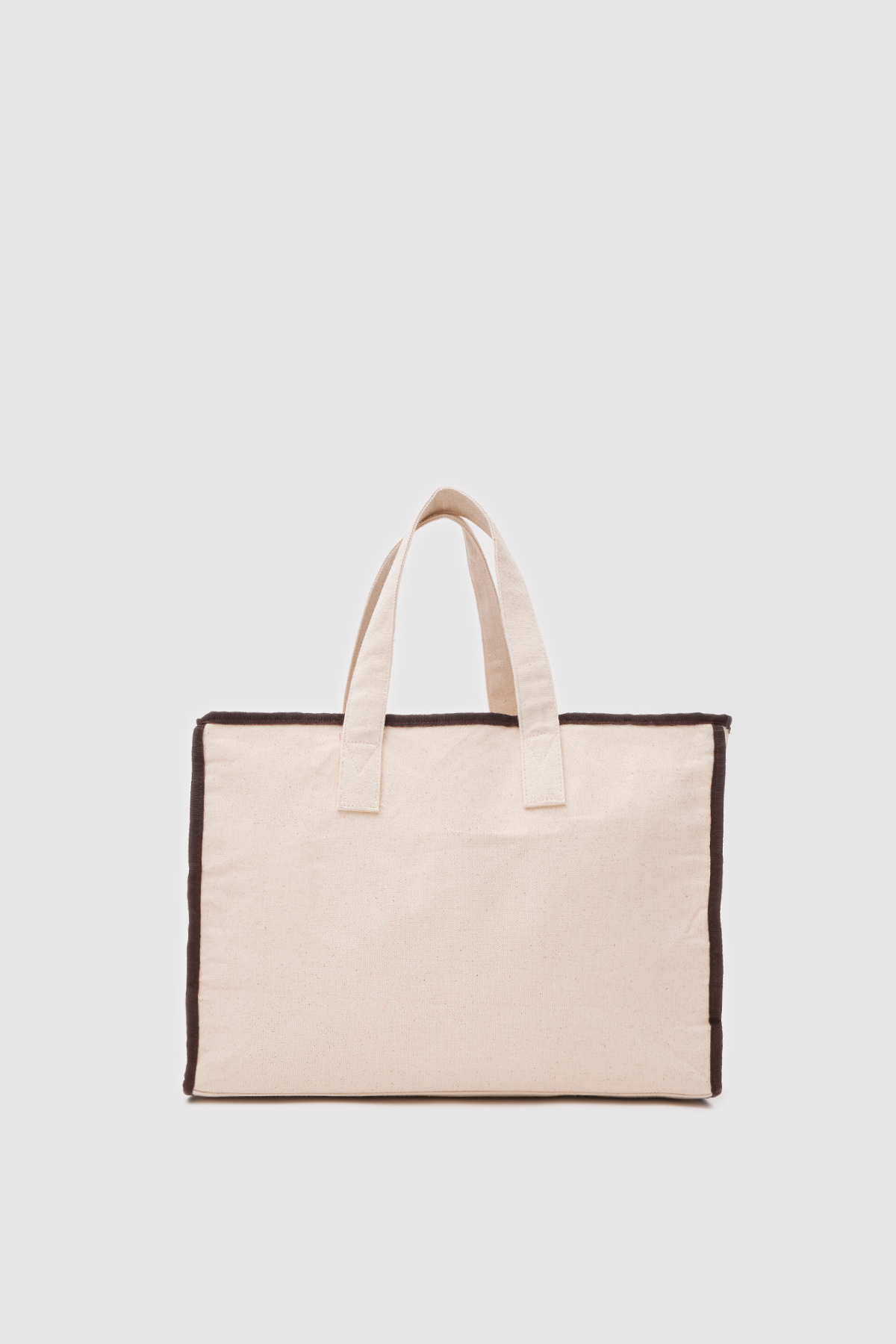 Arc X Large Kanvas Kahverengi Saplı Tote Bag 