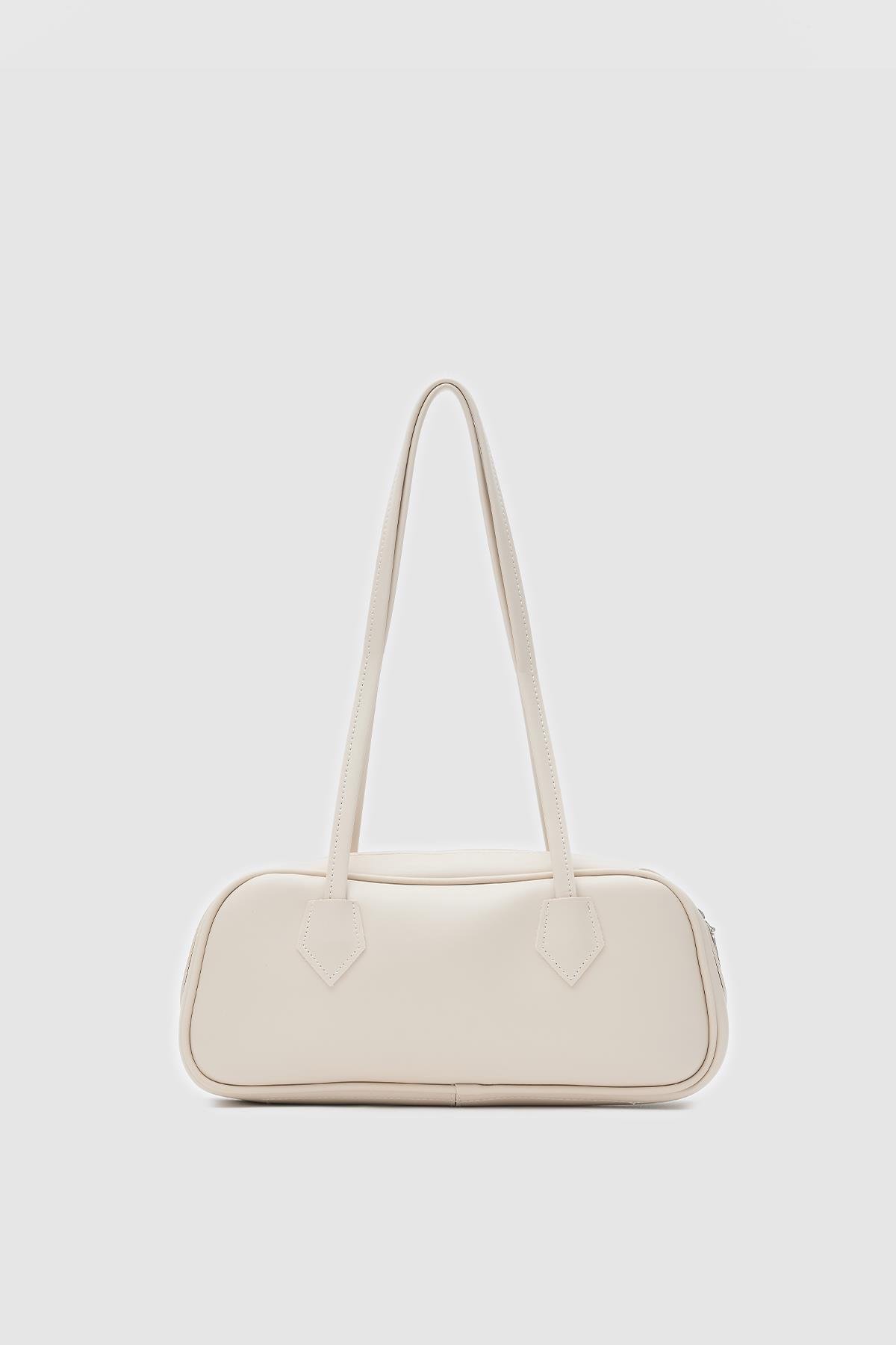 Boheme Krem Vintage  Baget Çanta 