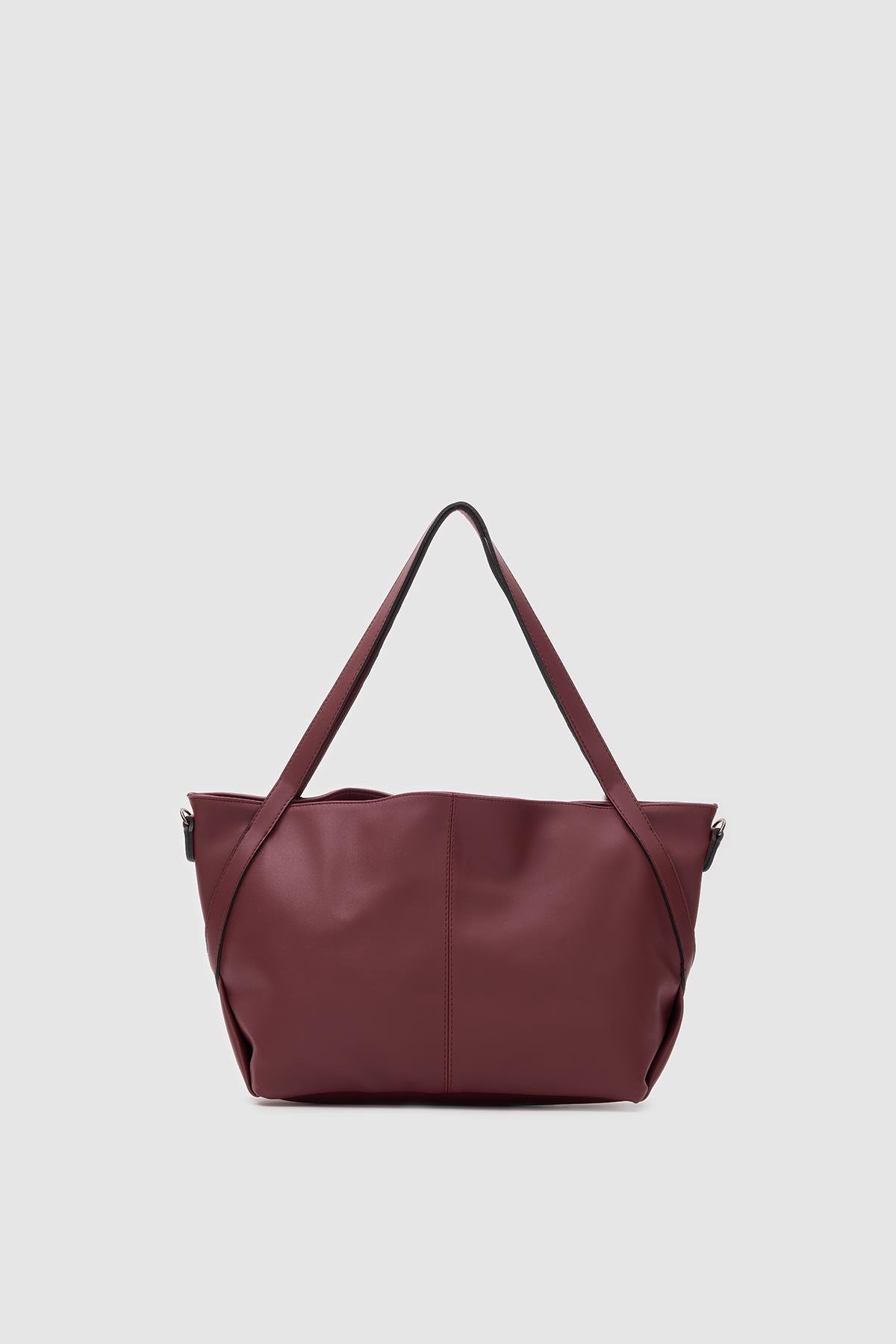 Basic Omuz Çantası Marguet Bordo