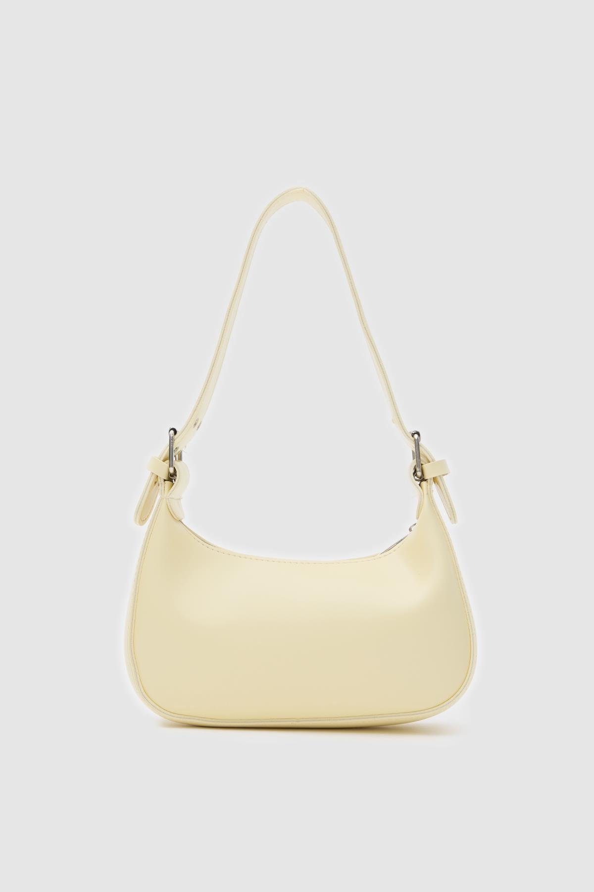 Muse Oval Baget Çanta Sarı