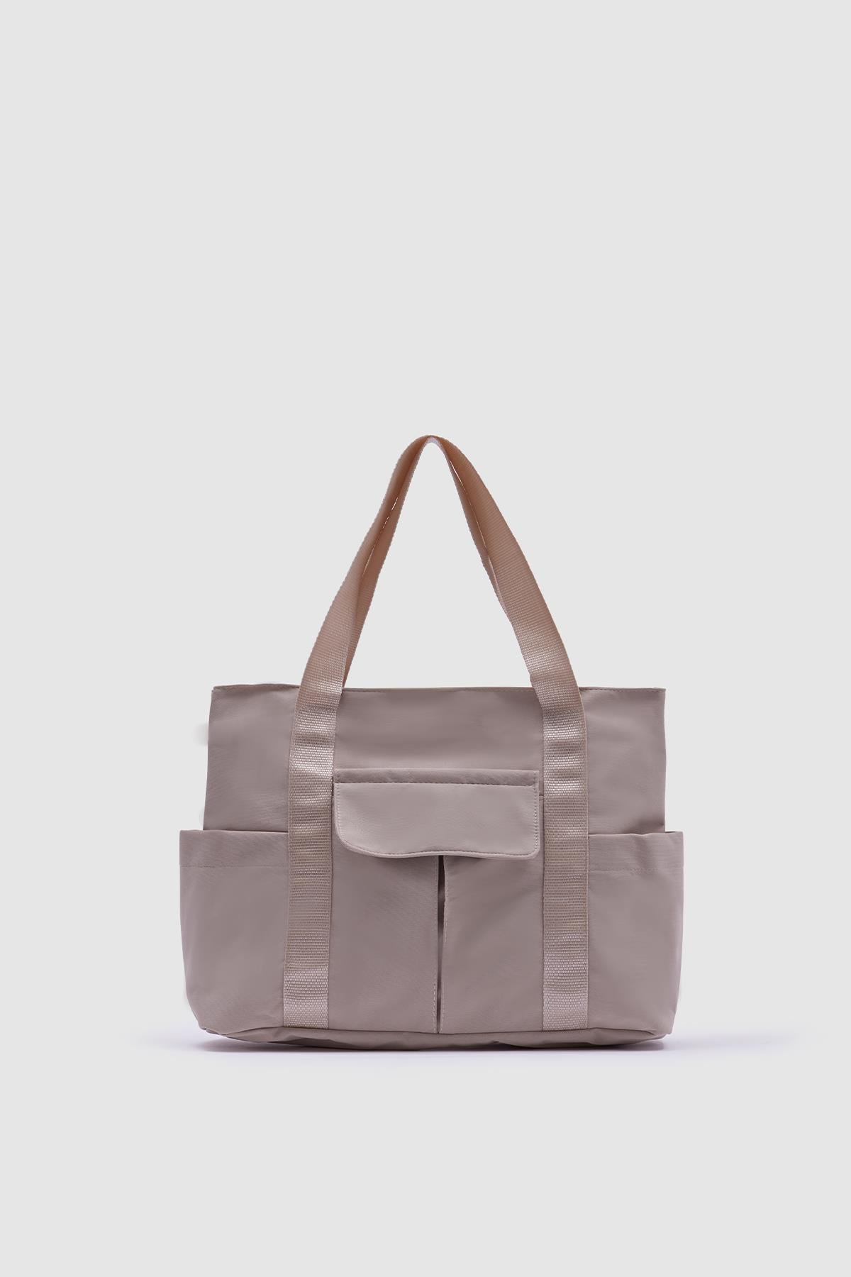 Bigger Cepli Tote Çanta Pettit Krem