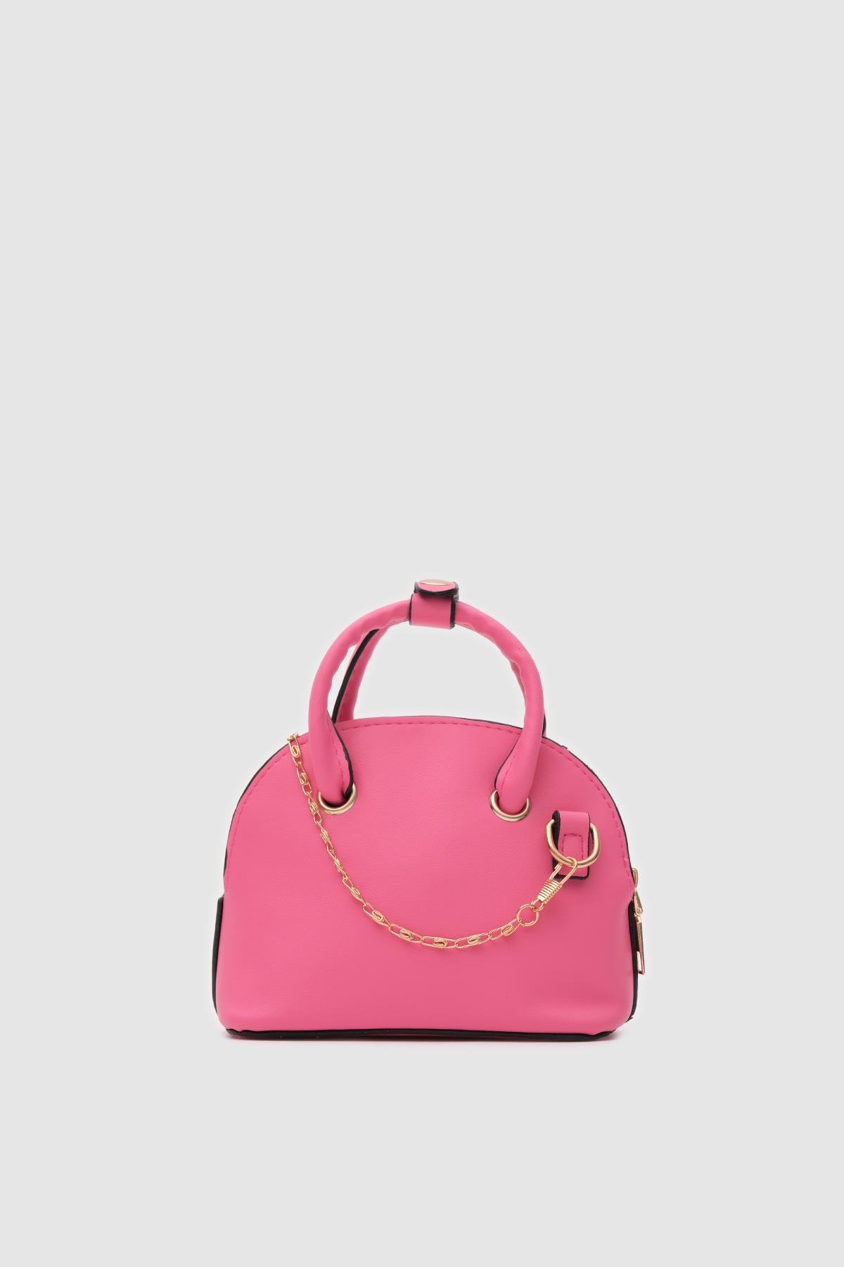 Liqu Zincirli El ve Çapraz Çanta Pembe