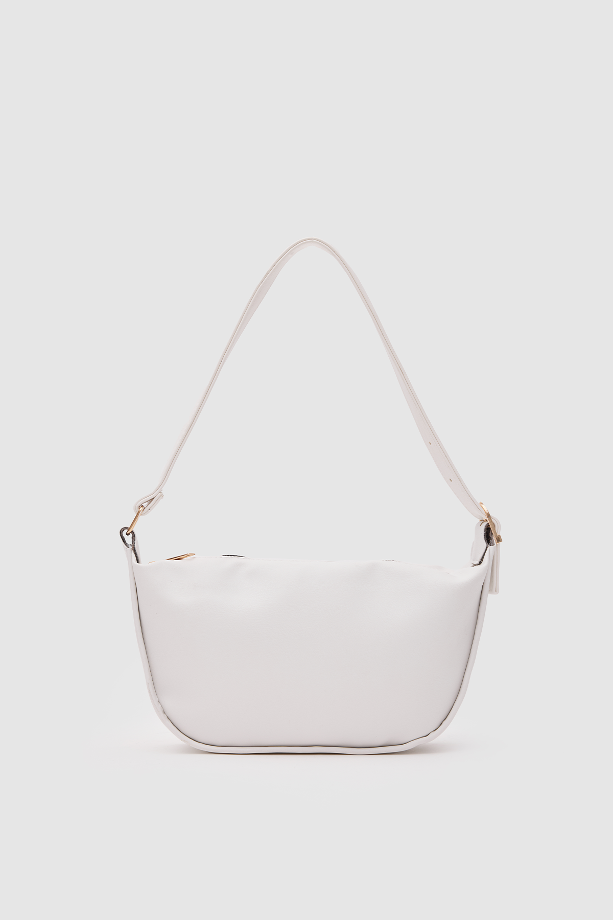 Mios Oval Baget Çanta Beyaz