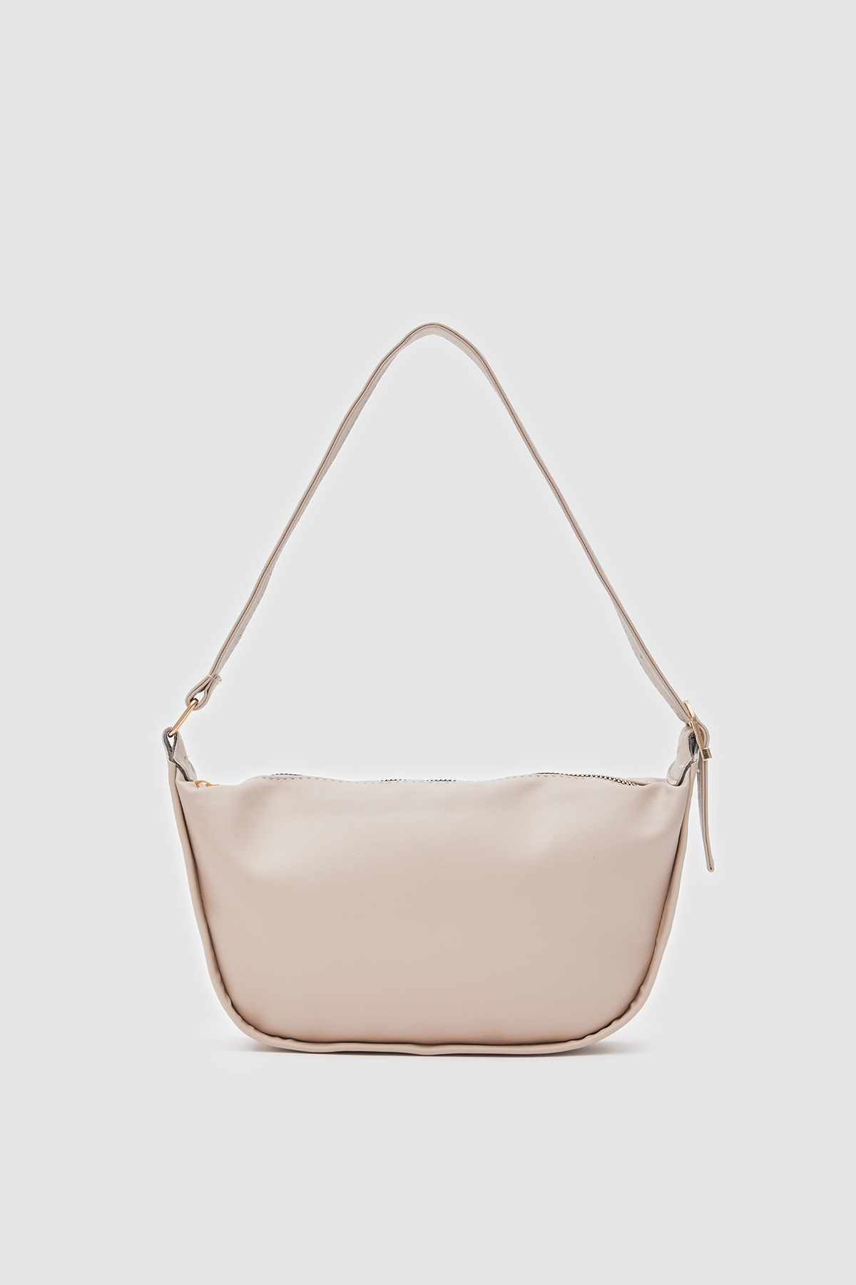 Mios Oval Baget Çanta Krem
