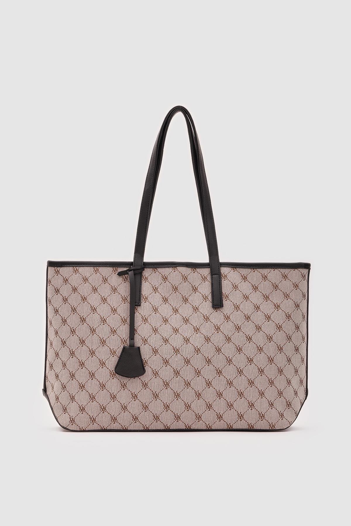 Monogram Bigger Omuz Çantasi Michelle Siyah