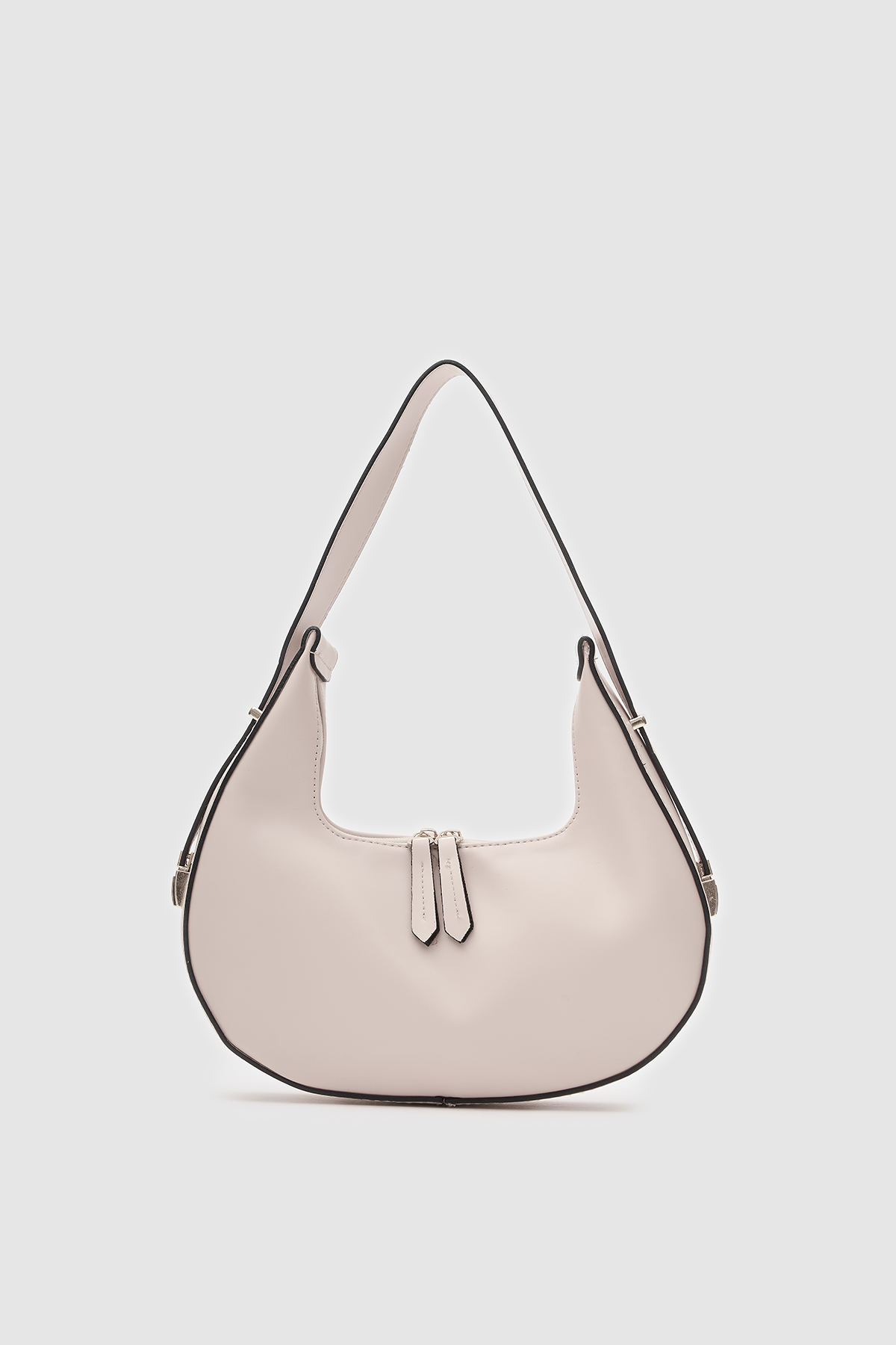 Oval Omuz Çantası Snow Krem