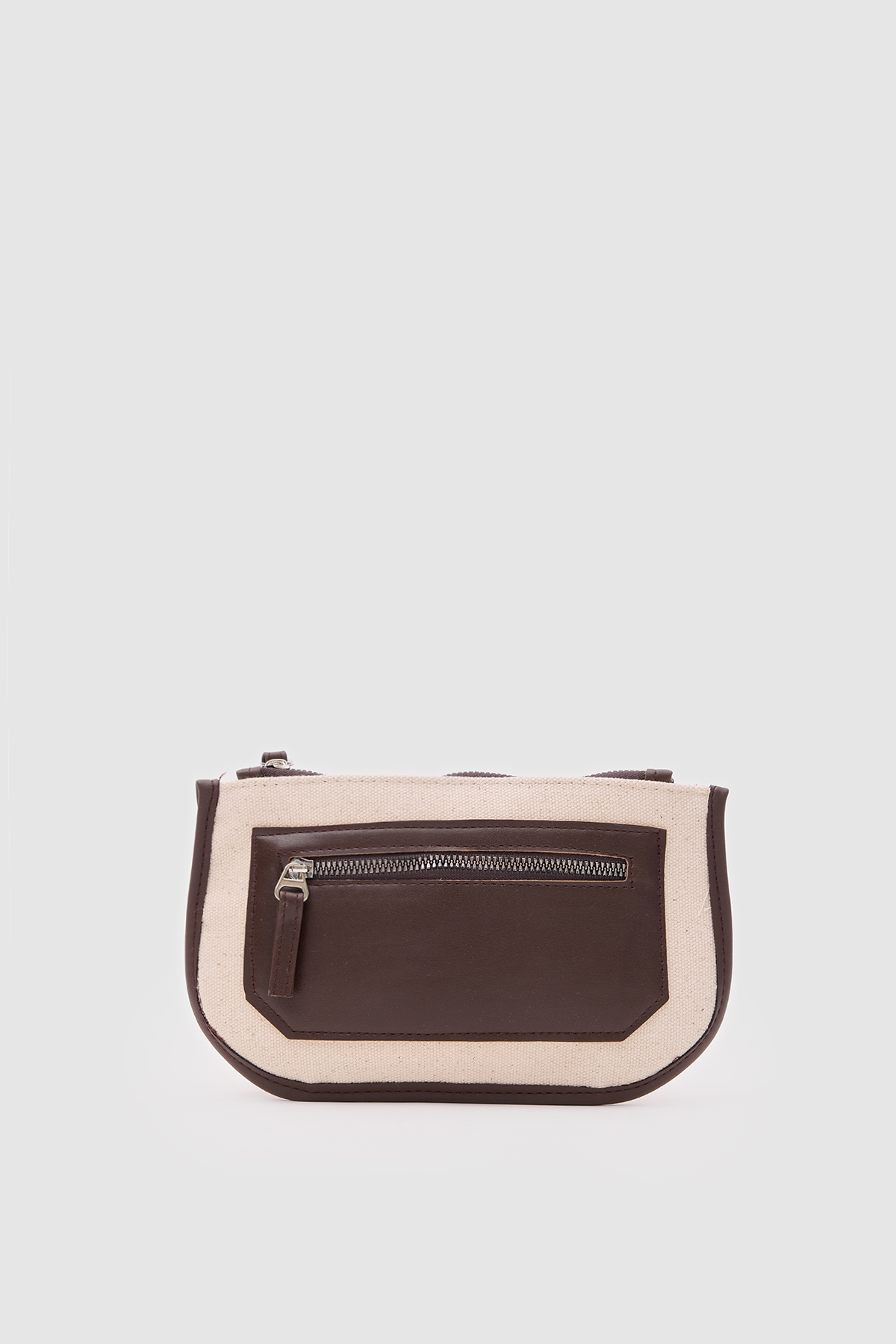 Papi Kanvas Clutch Cüzdan Kahve