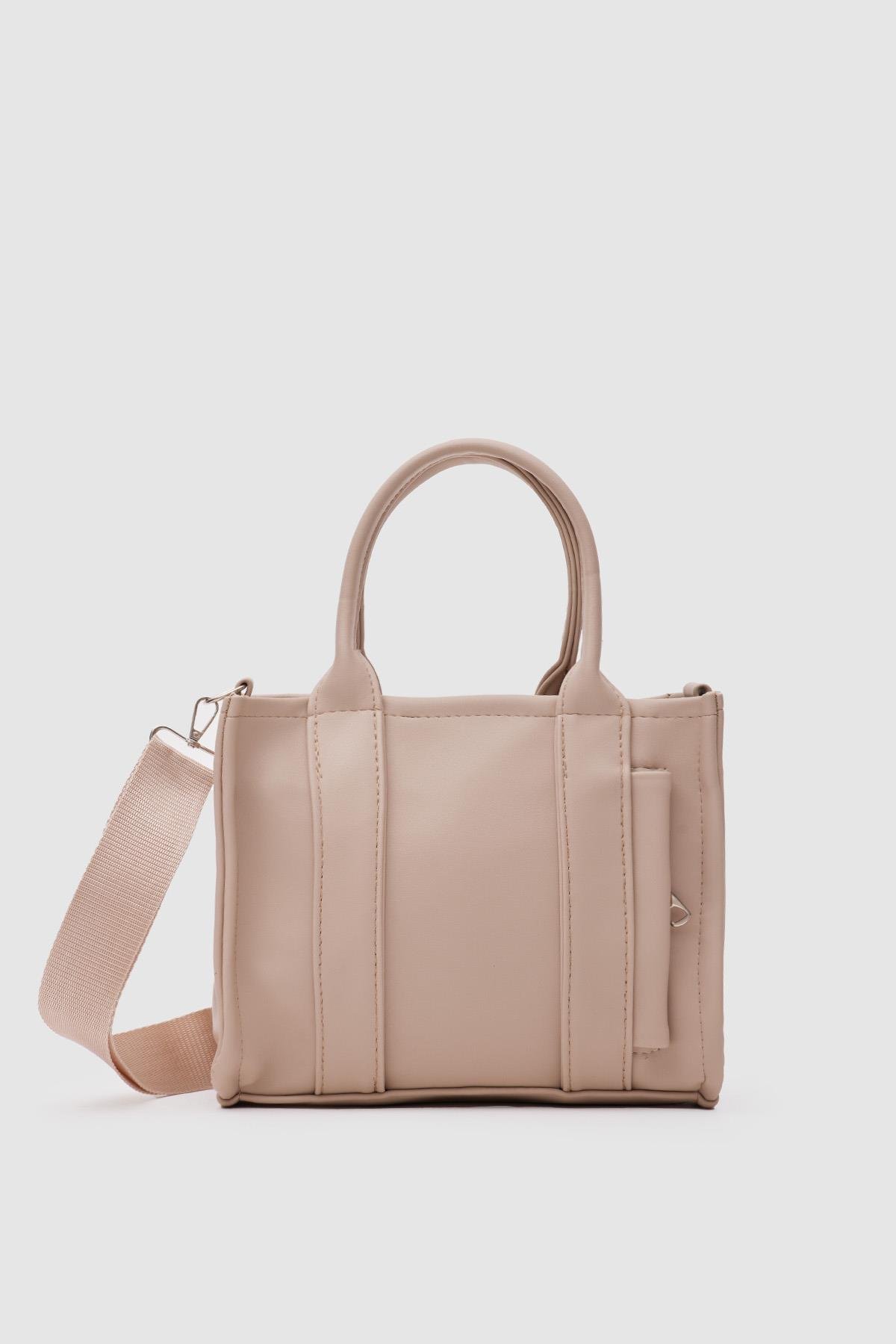 Suni Deri Kadın Tote Bag Miles Bej
