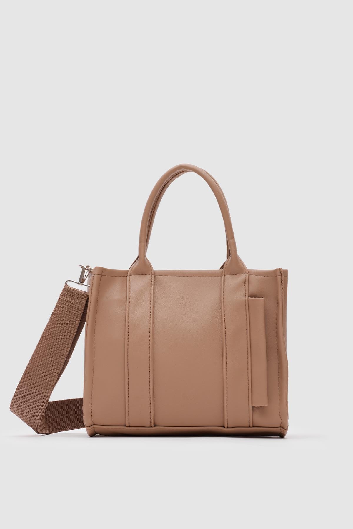 Suni Deri Kadın Tote Bag Miles Vizon