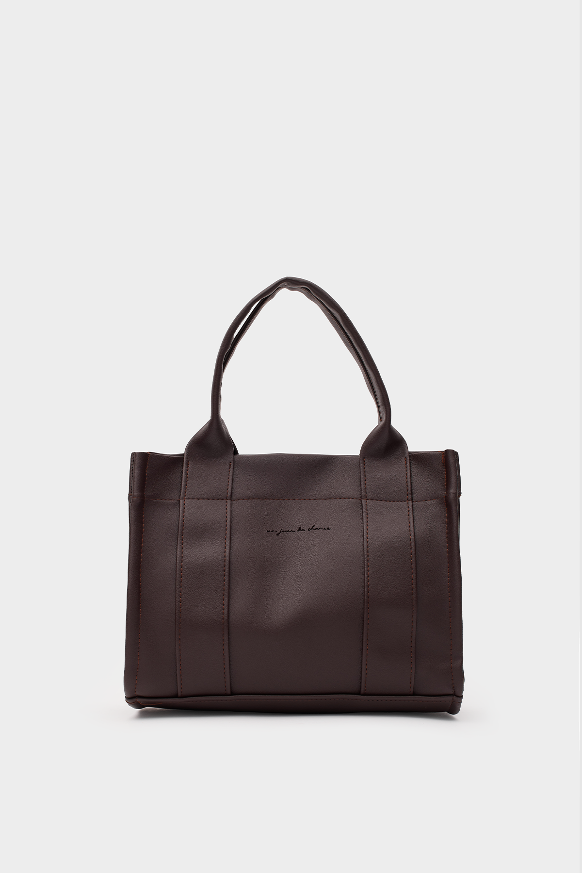 Suni Deri Tote Bag Bonnie Acı Kahve