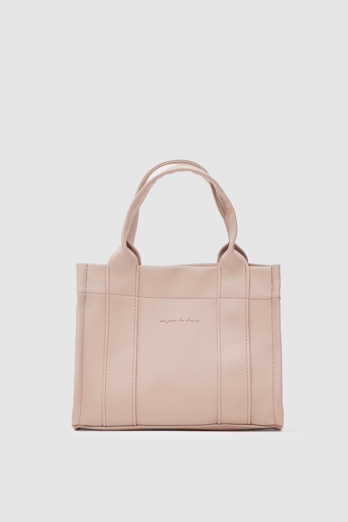 Suni Deri Tote Bag Bonnie Krem