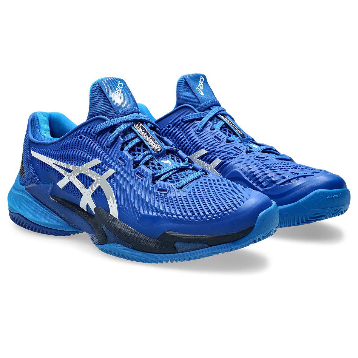 Asics Court Ff 3 Novak Clay Erkek Mavi Tenis Ayakkabısı