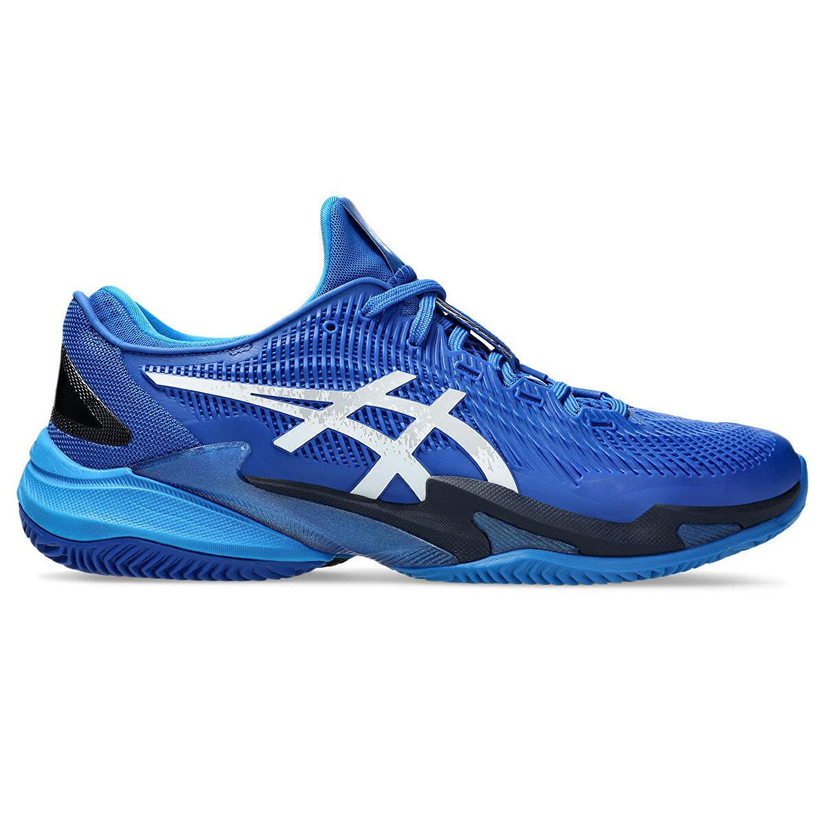 Asics Court Ff 3 Novak Clay Erkek Mavi Tenis Ayakkabısı