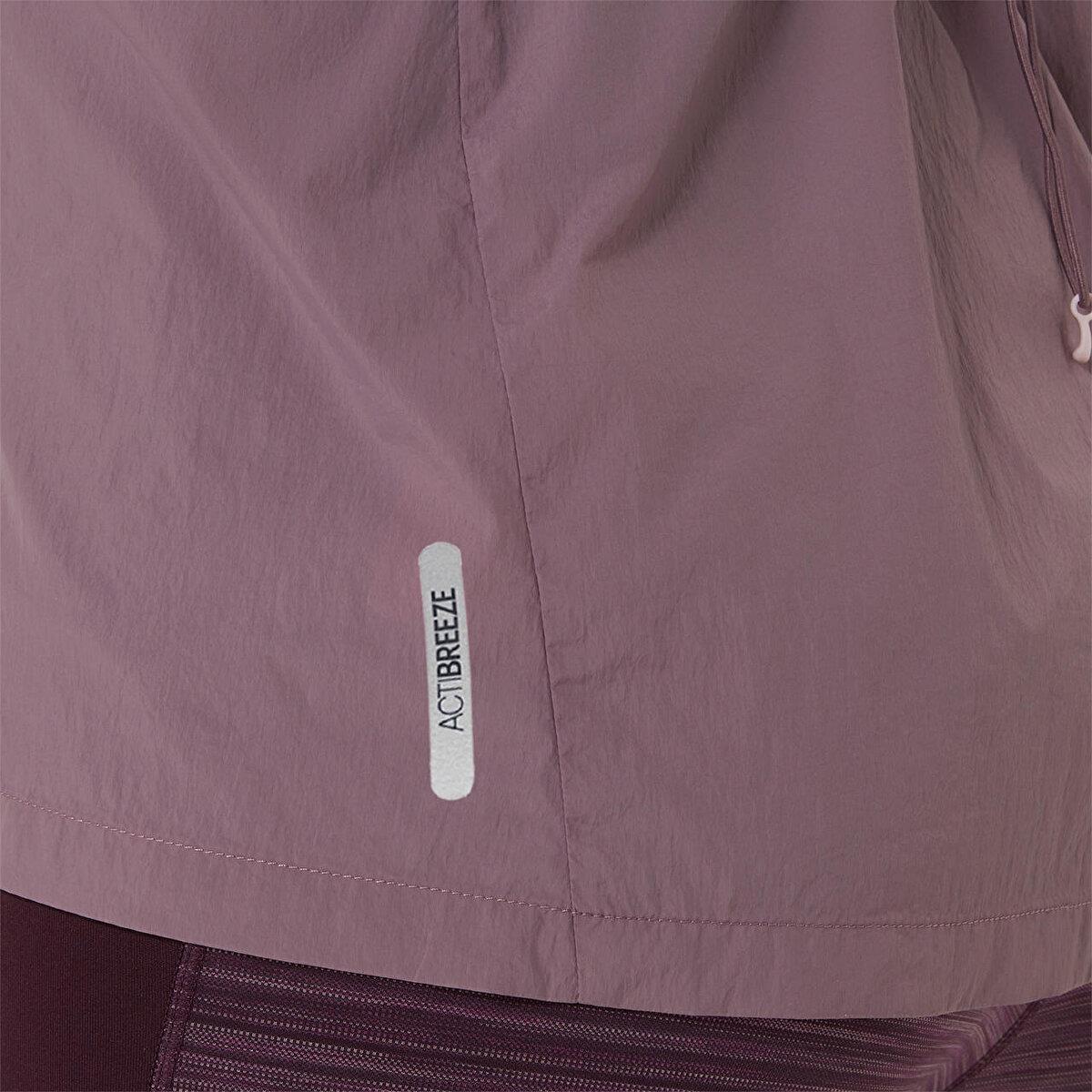 Asics Road Packable Jacket Kadın Bordo Ceket