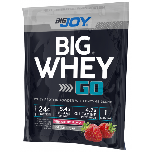 Bigjoy Sports BIGWHEYGO Whey Protein Çilek 33g