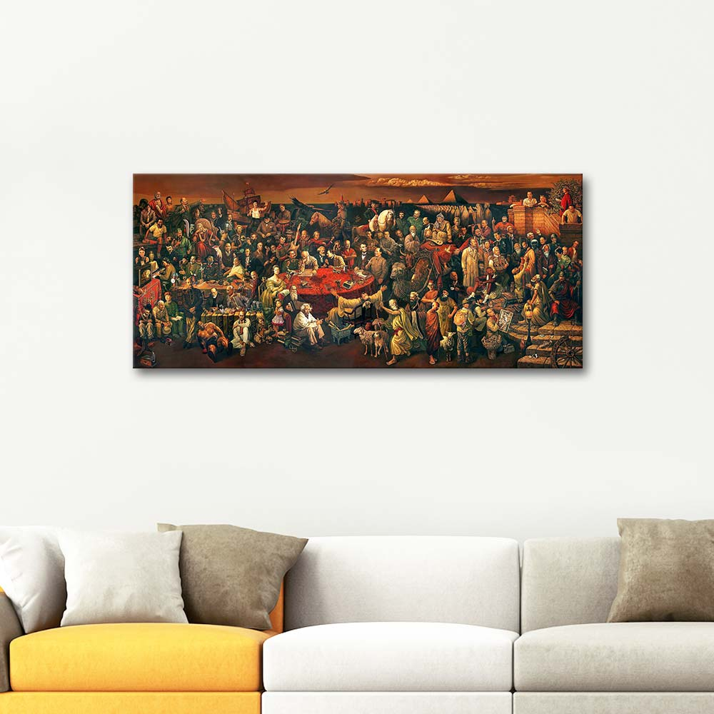 103 Famous People Art Print