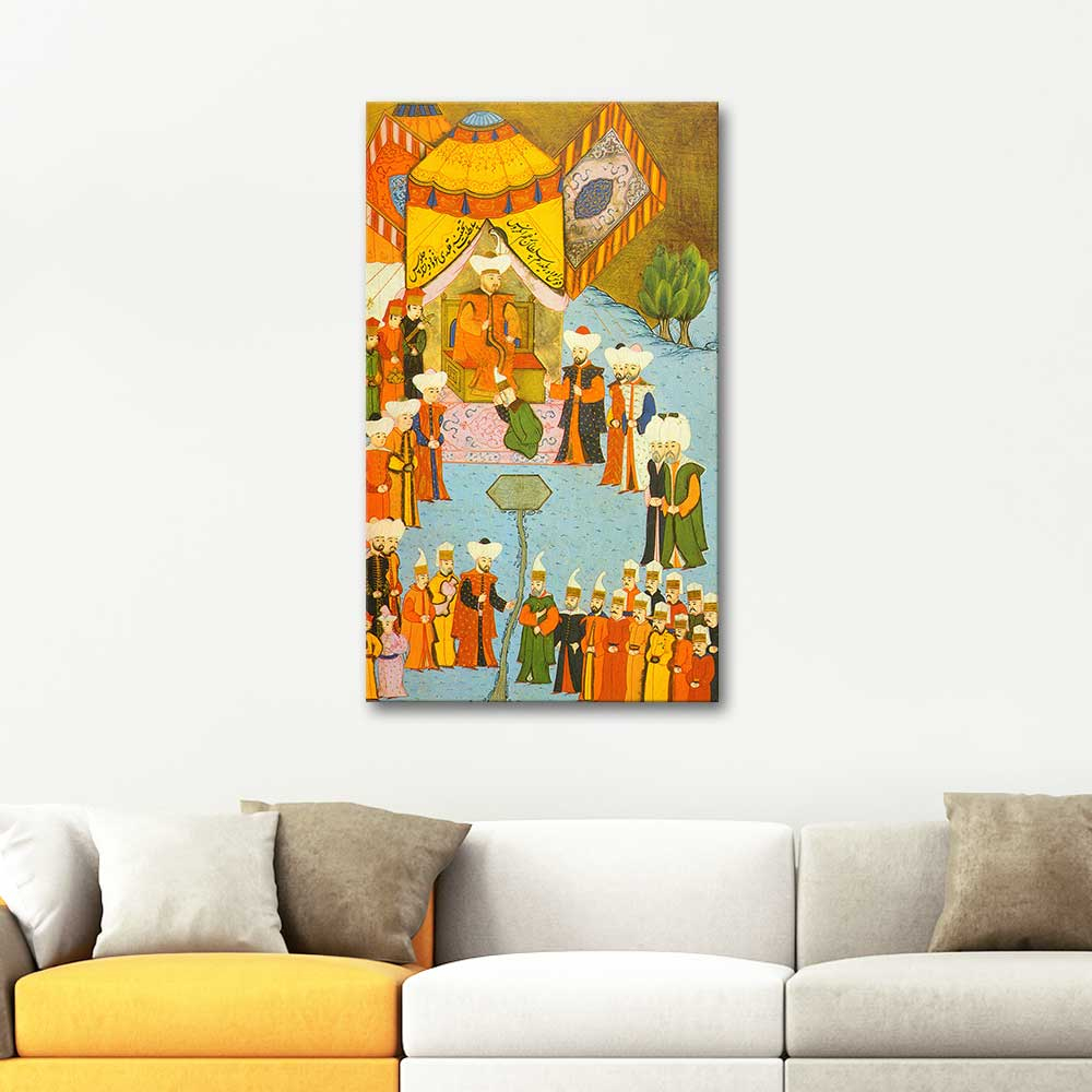 From the Hunername Sultan Beyazit II Art Print