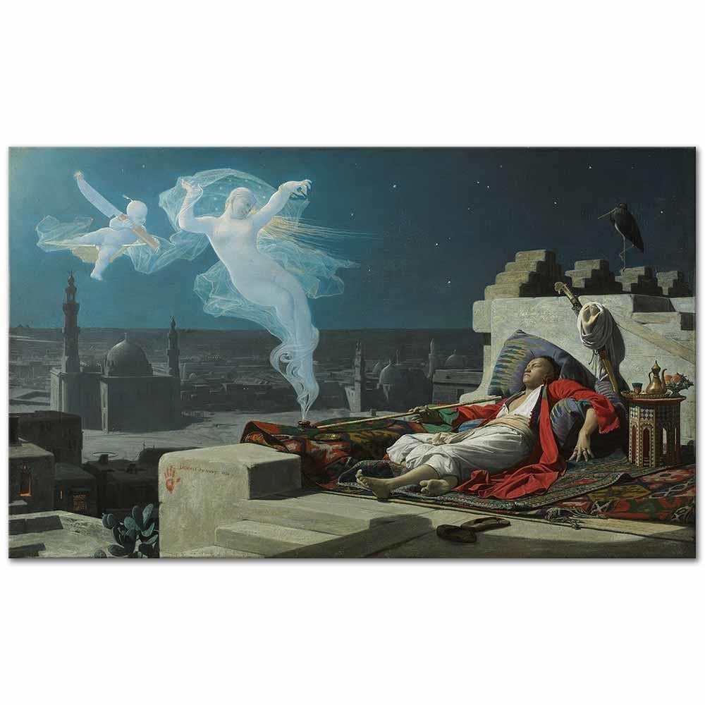 Jean Jules Antoine Lecomte du Nouÿ Hadımın Rüyası Kanvas Tablo