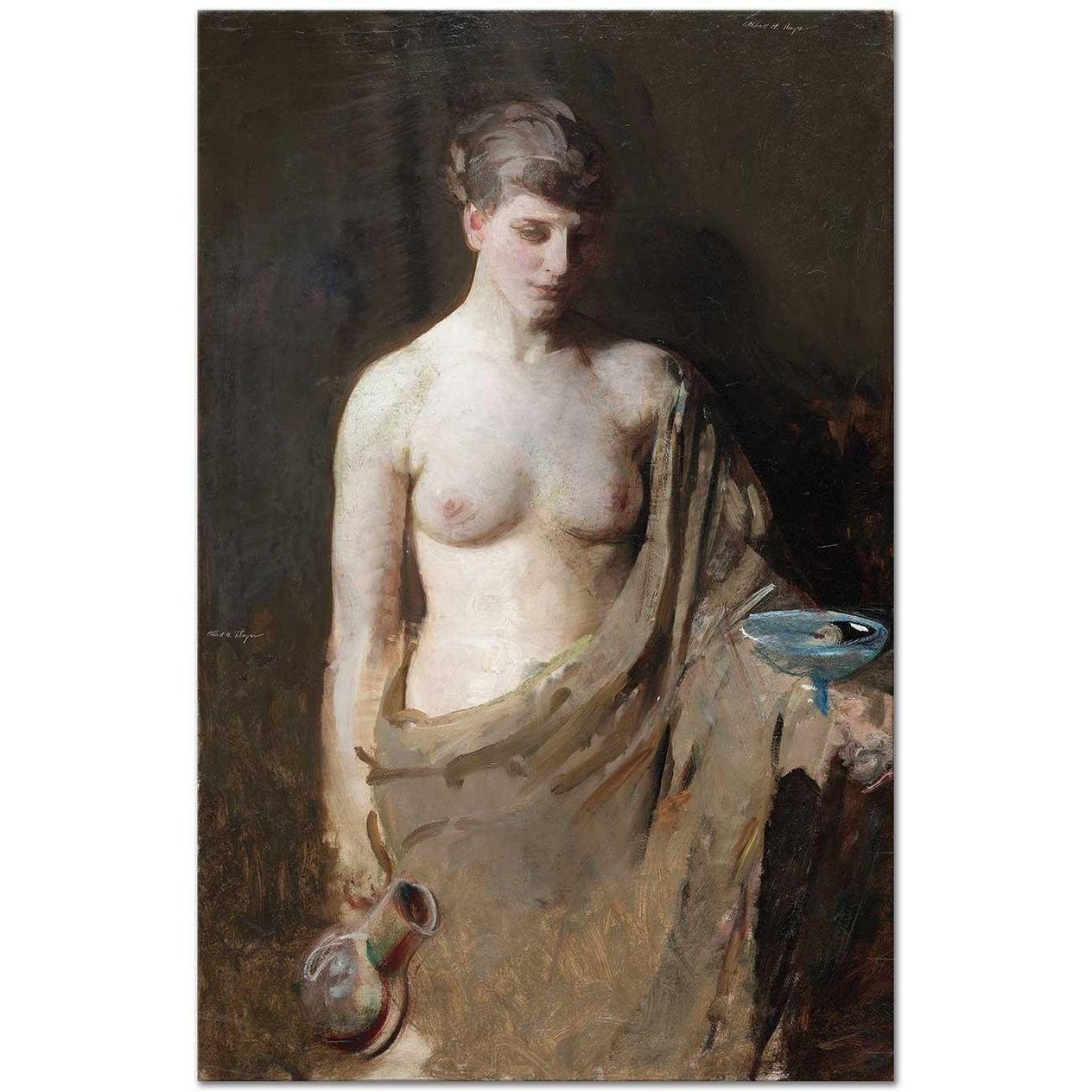 Abbott Handerson Thayer Gençlik Tanrıçası Hebe Kanvas Tablo