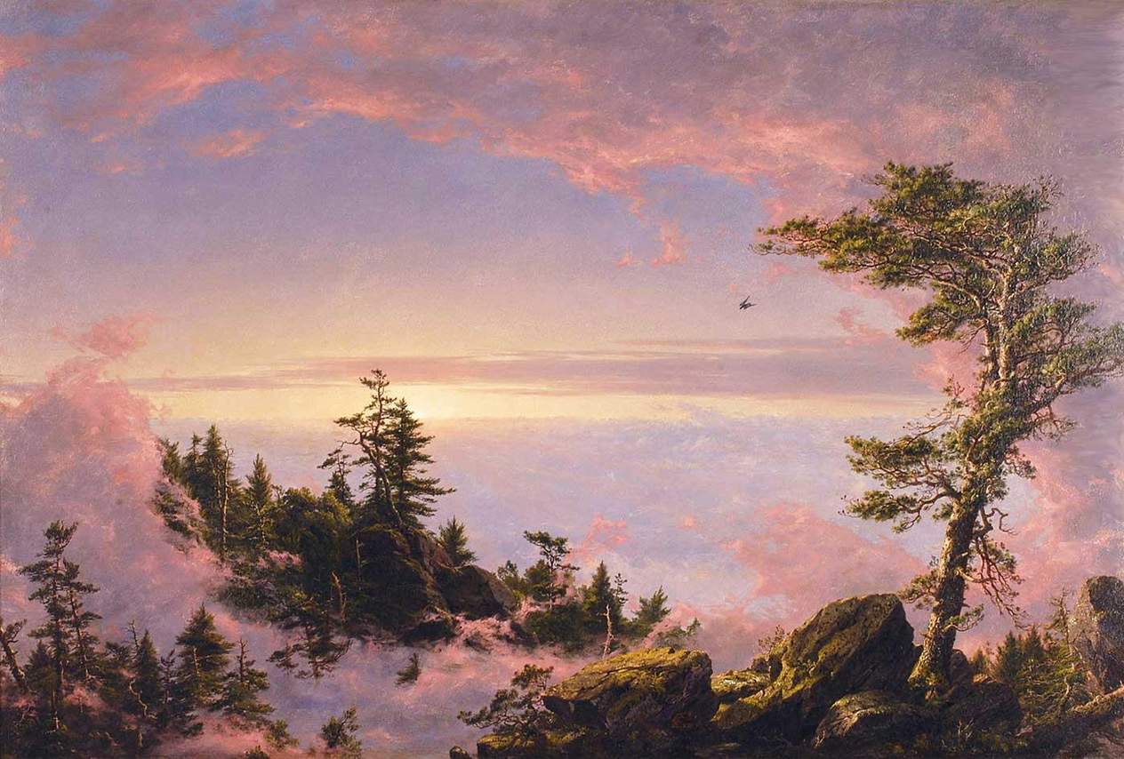 Above the Clouds at Sunrise by Frederic Edwin Church as Art Print