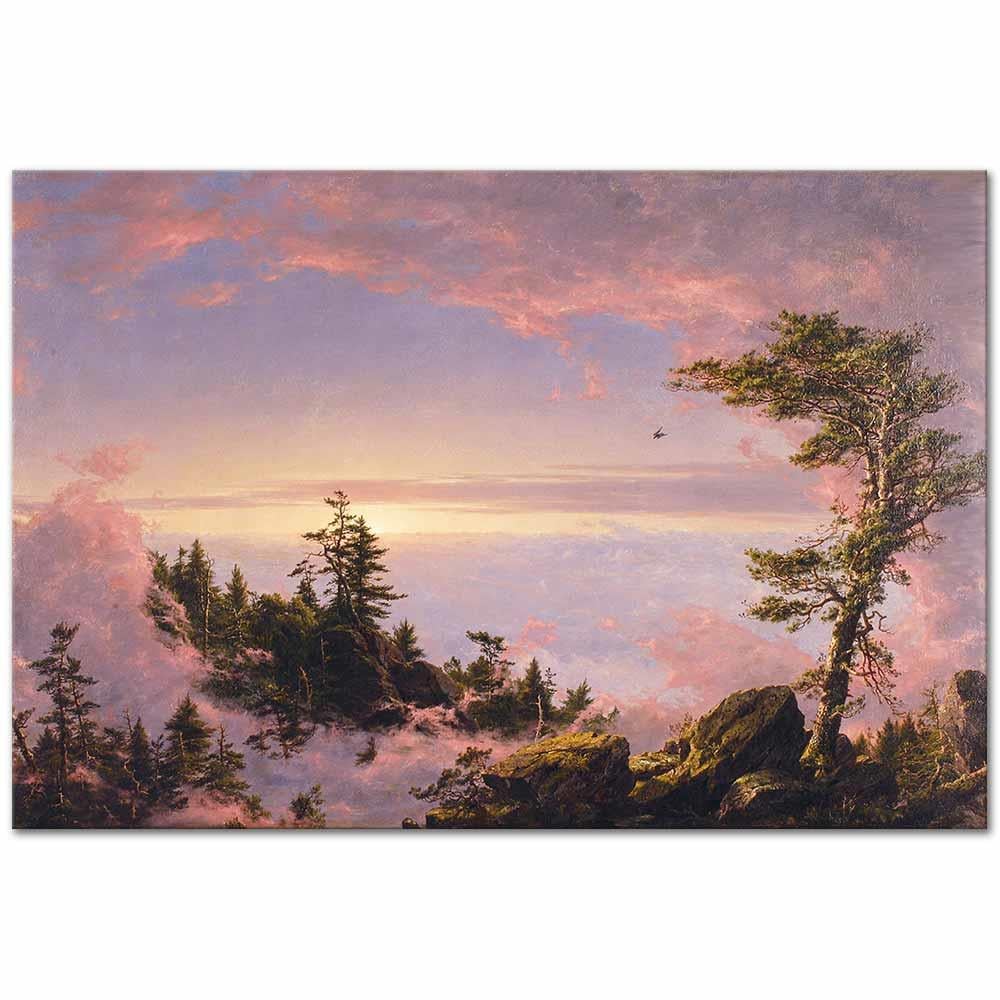 Above the Clouds at Sunrise by Frederic Edwin Church as Art Print