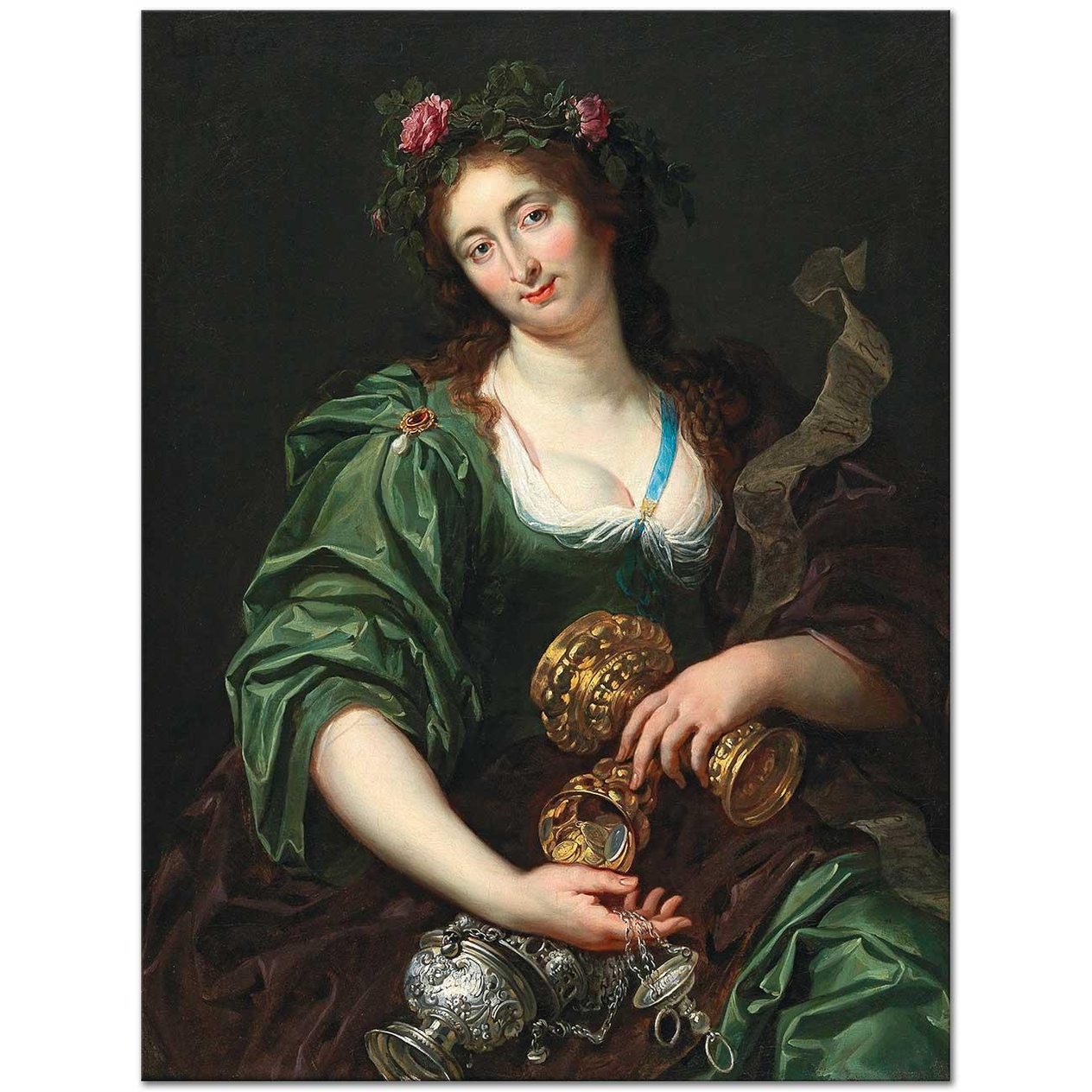 Abraham Janssens Şans Allegorisi Kanvas Tablo