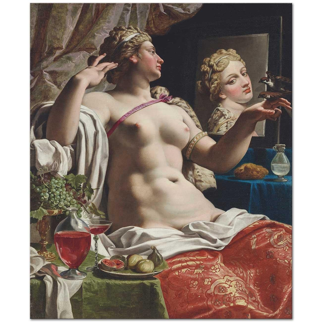 Abraham Janssens Arzu Allegorisi Kanvas Tablo