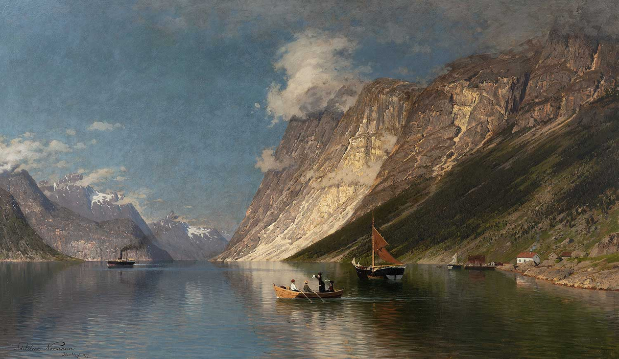 Adelsteen Normann The Romsdal Fiord Art Print