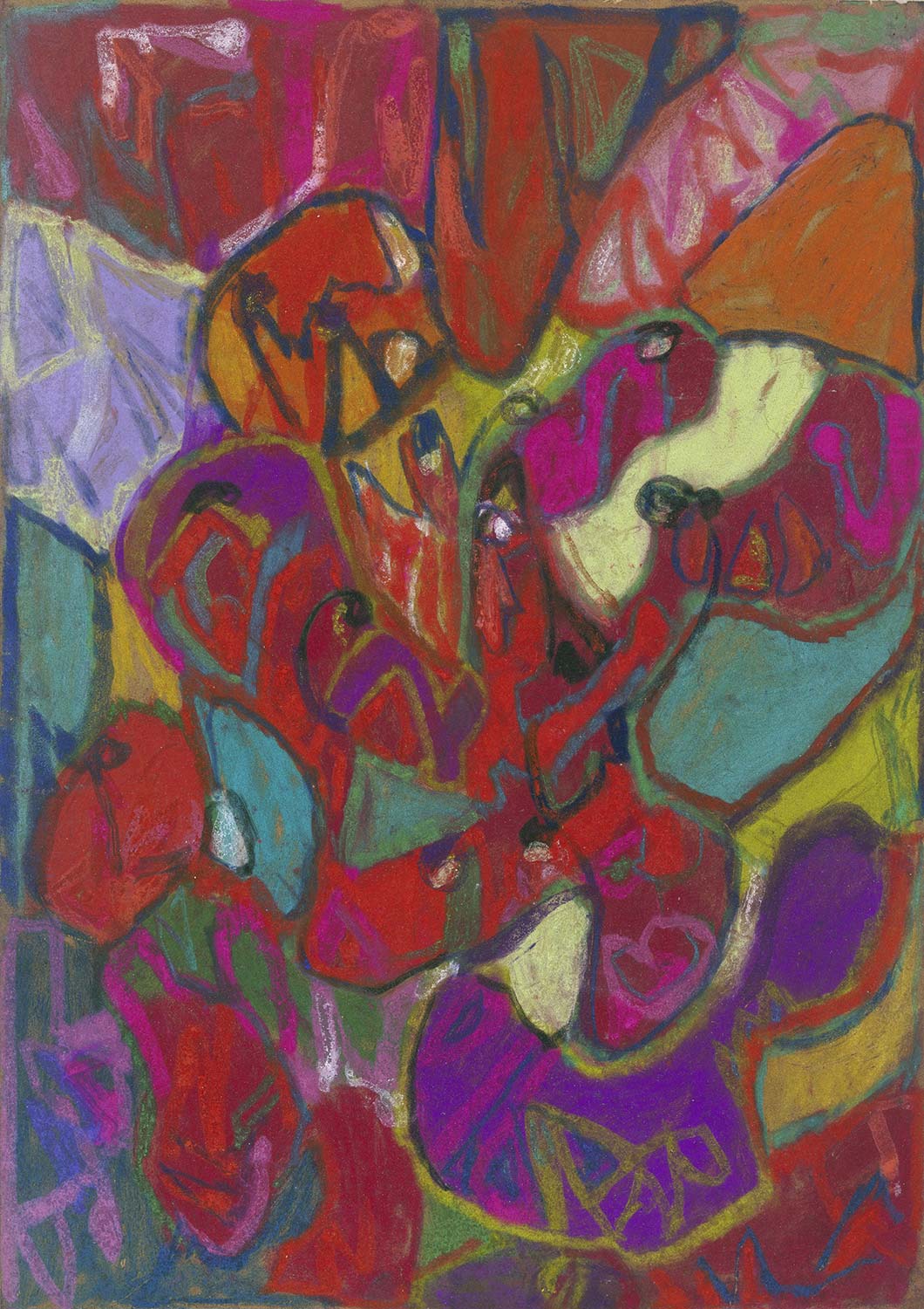 Adolf Hölzel Abstract Composition Vertical Format Art Print