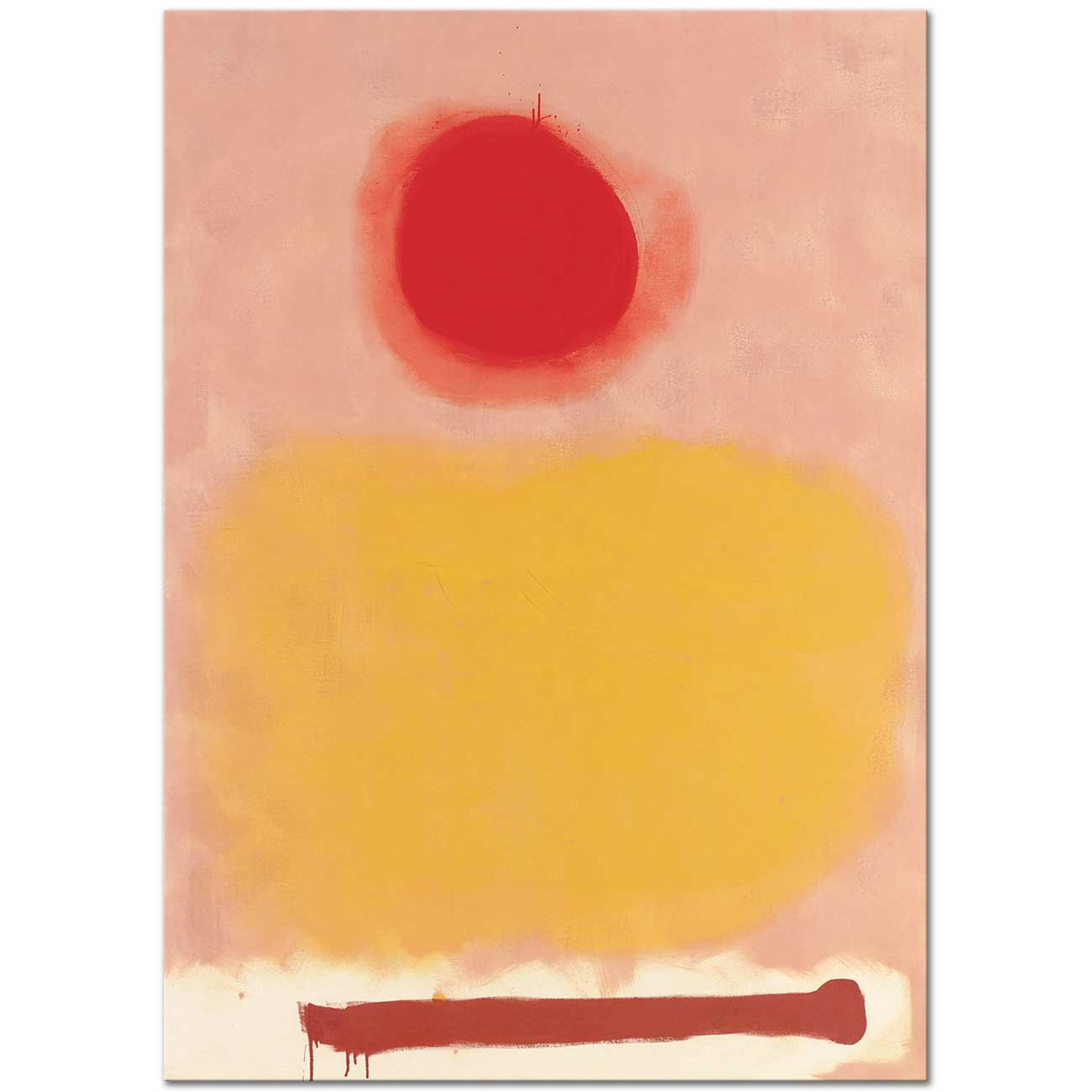 Adolph Gottlieb Biçimsiz Nesne Kanvas Tablo